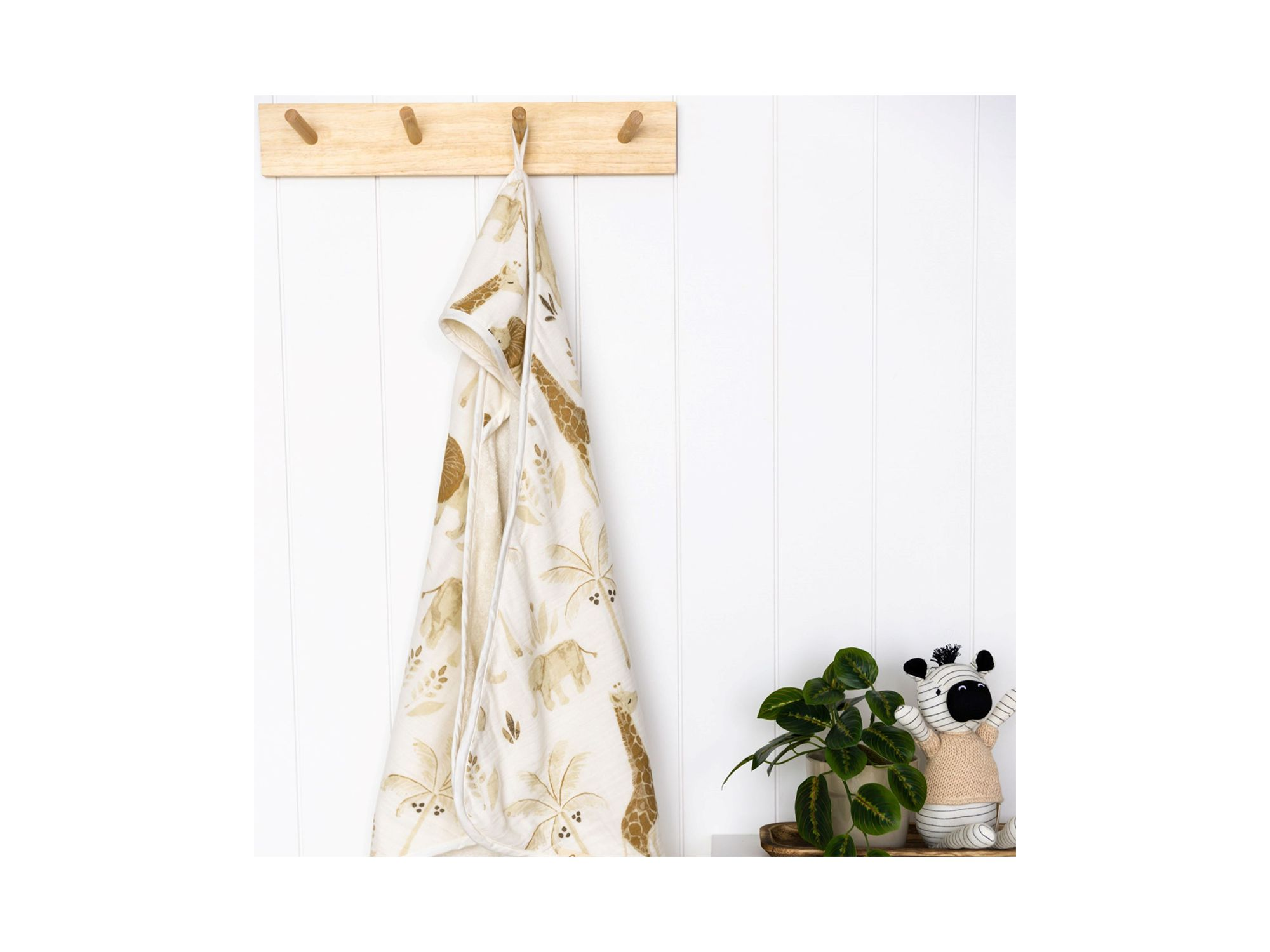 Kendi Baby Safari Animal Hooded Towel - Ages 0-3 — Image 7