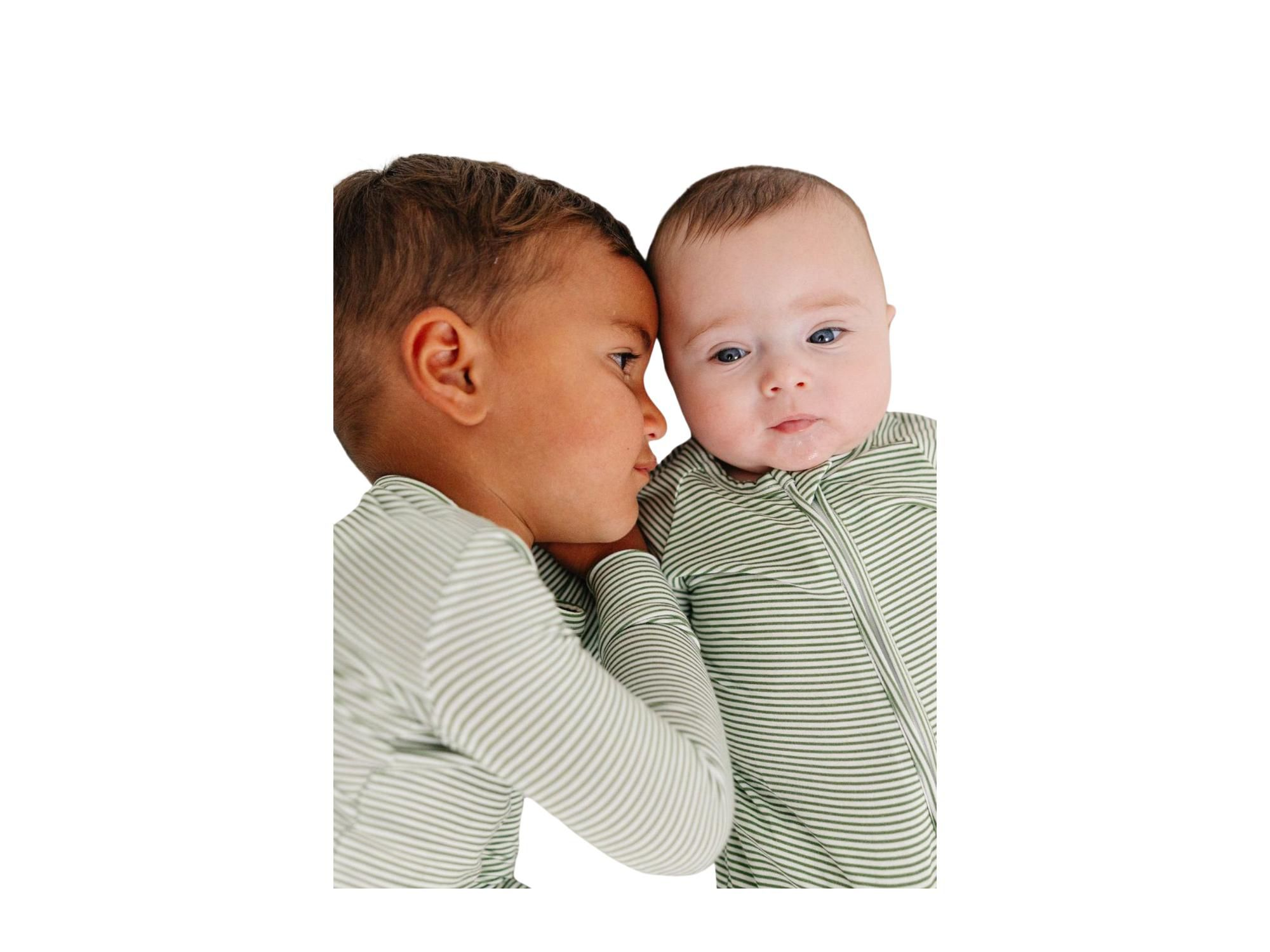 Boys' Evergreen Stripe Bamboo Sleeper - Baby — Image 3