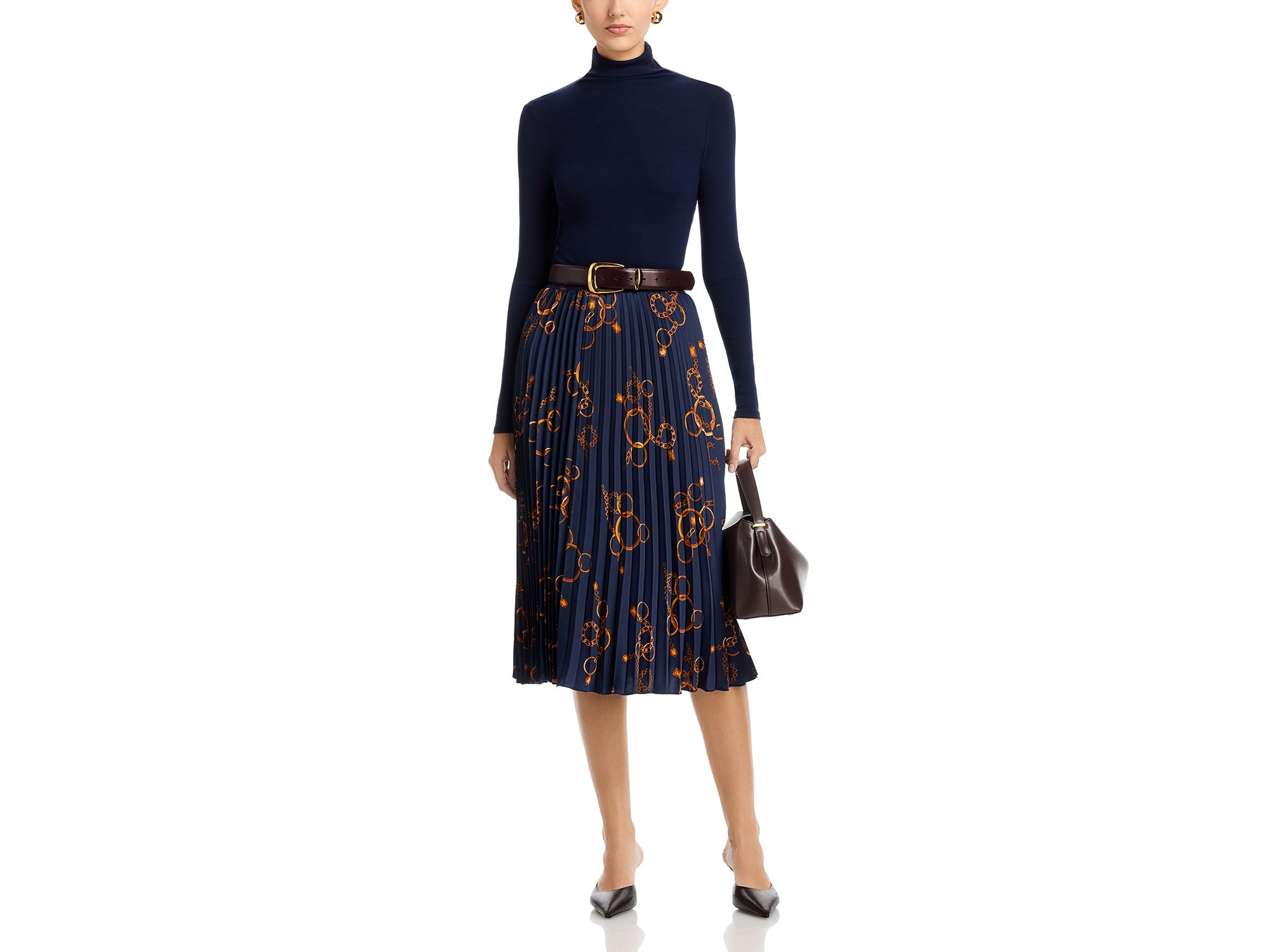 Pull On Pleated Skirt — Image 4