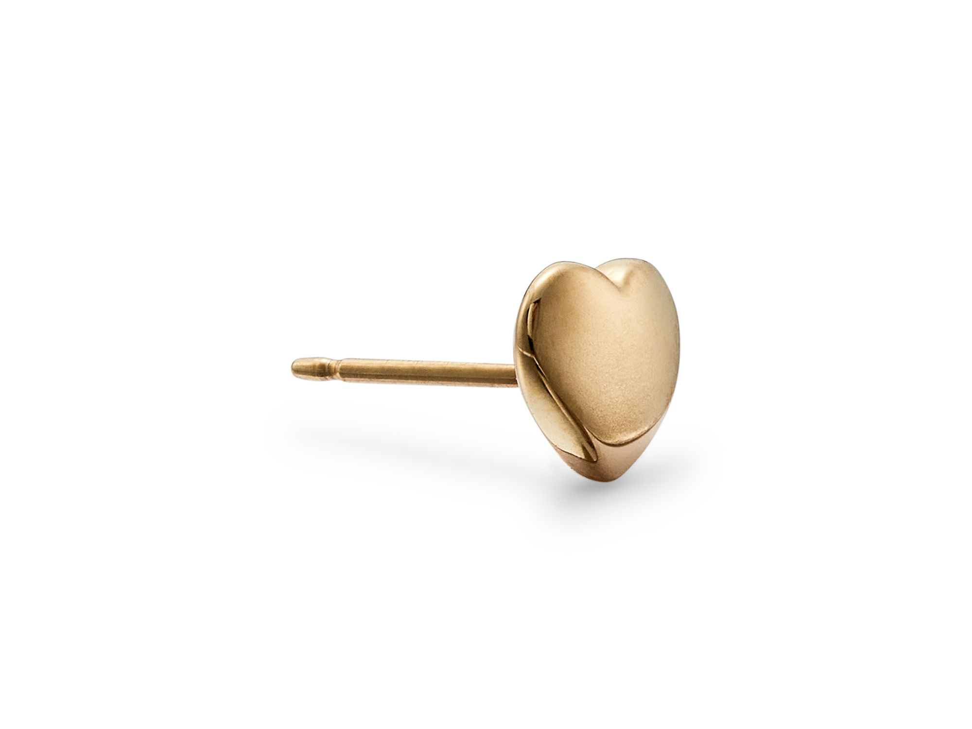 Heart Studs in 14K Yellow Gold — Image 4
