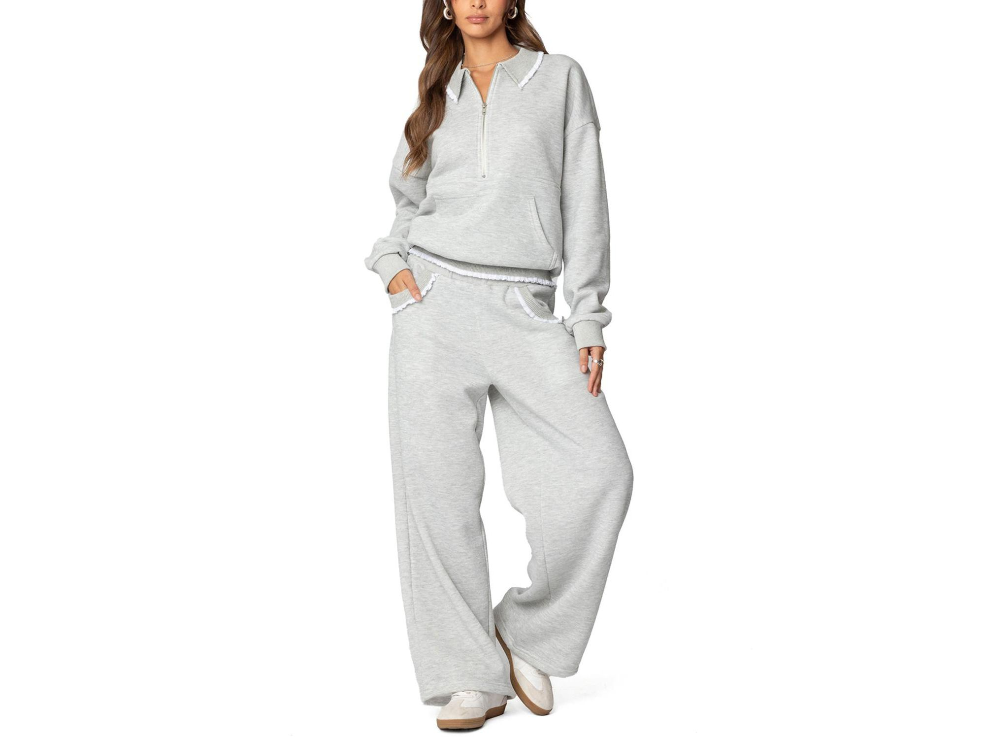 Ashtin Ruffle Trim Sweatpants — Image 3