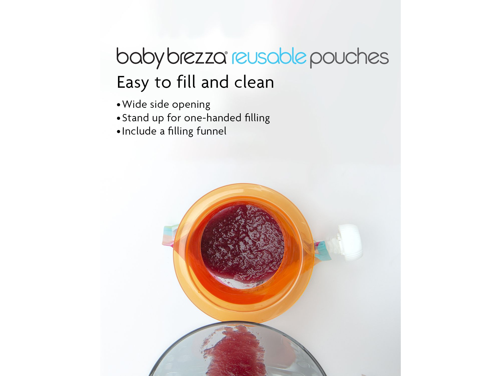 Baby Food Pouches, 10 Pack — Image 3