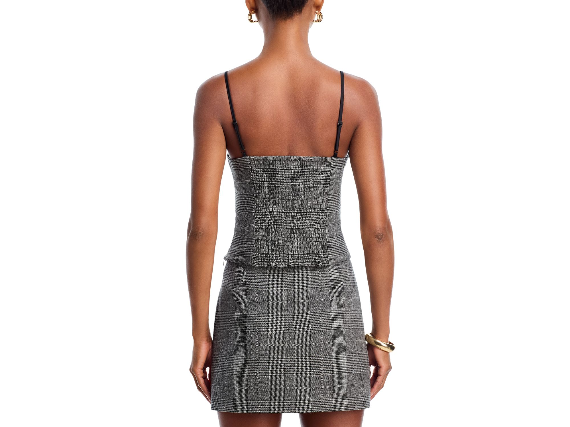 Owen Plaid Suiting Corset Top & Cropped Slim Fit Pants — Image 4