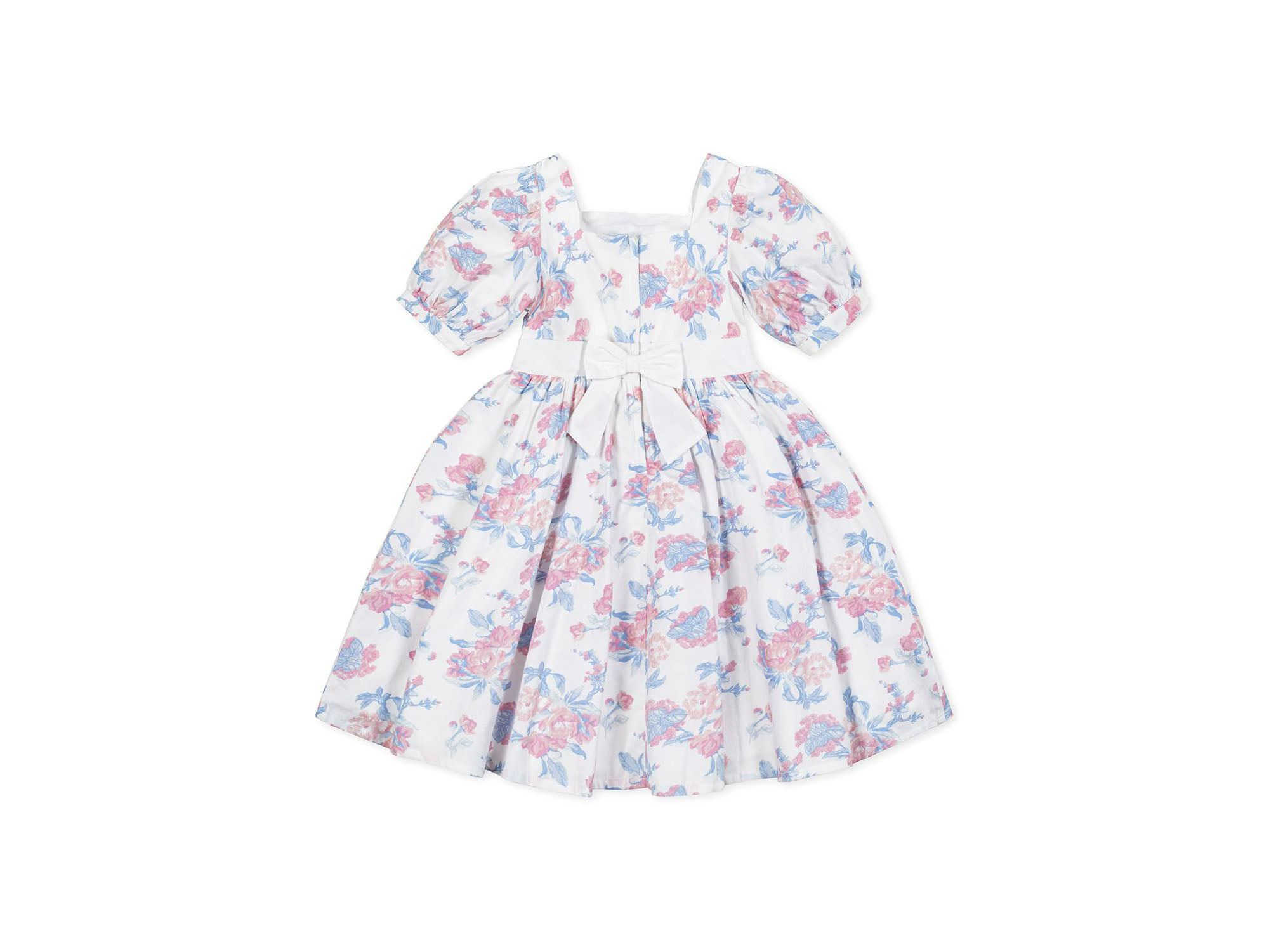 Girls' Heirloom Organic Short Sleeve Puff Sleeve Party Dress - Little Kid, Big Kid — Image 3