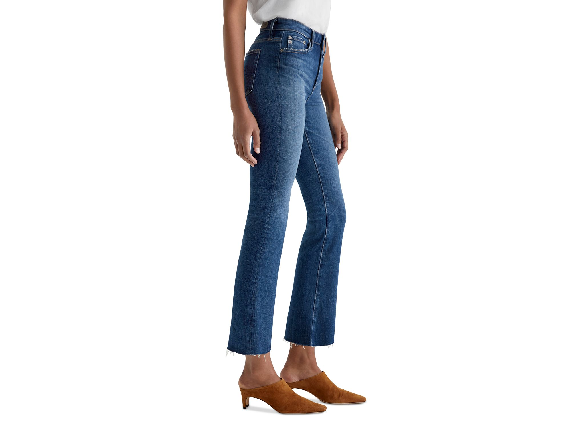 High Rise Ankle Flare Jeans in 11 Years Memory — Image 4
