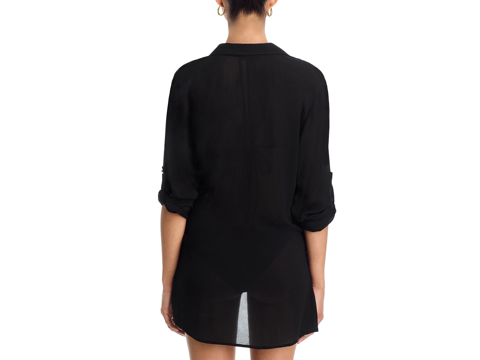 Wrap Shirt Swim Cover-Up - Exclusive — Image 3