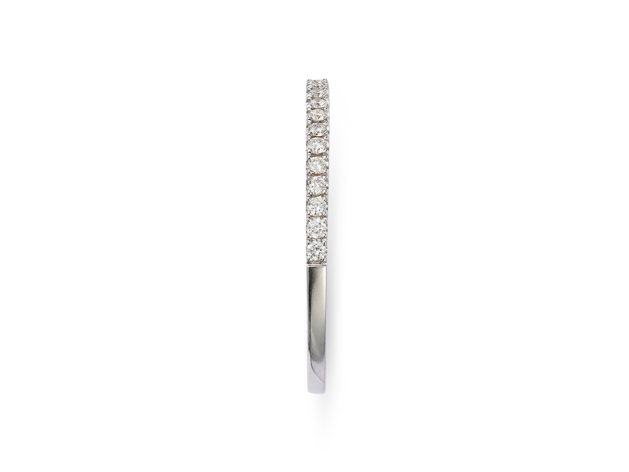Diamond Micro Pavé Band in 14K White Gold, 0.15 tcw - Exclusive — Image 5