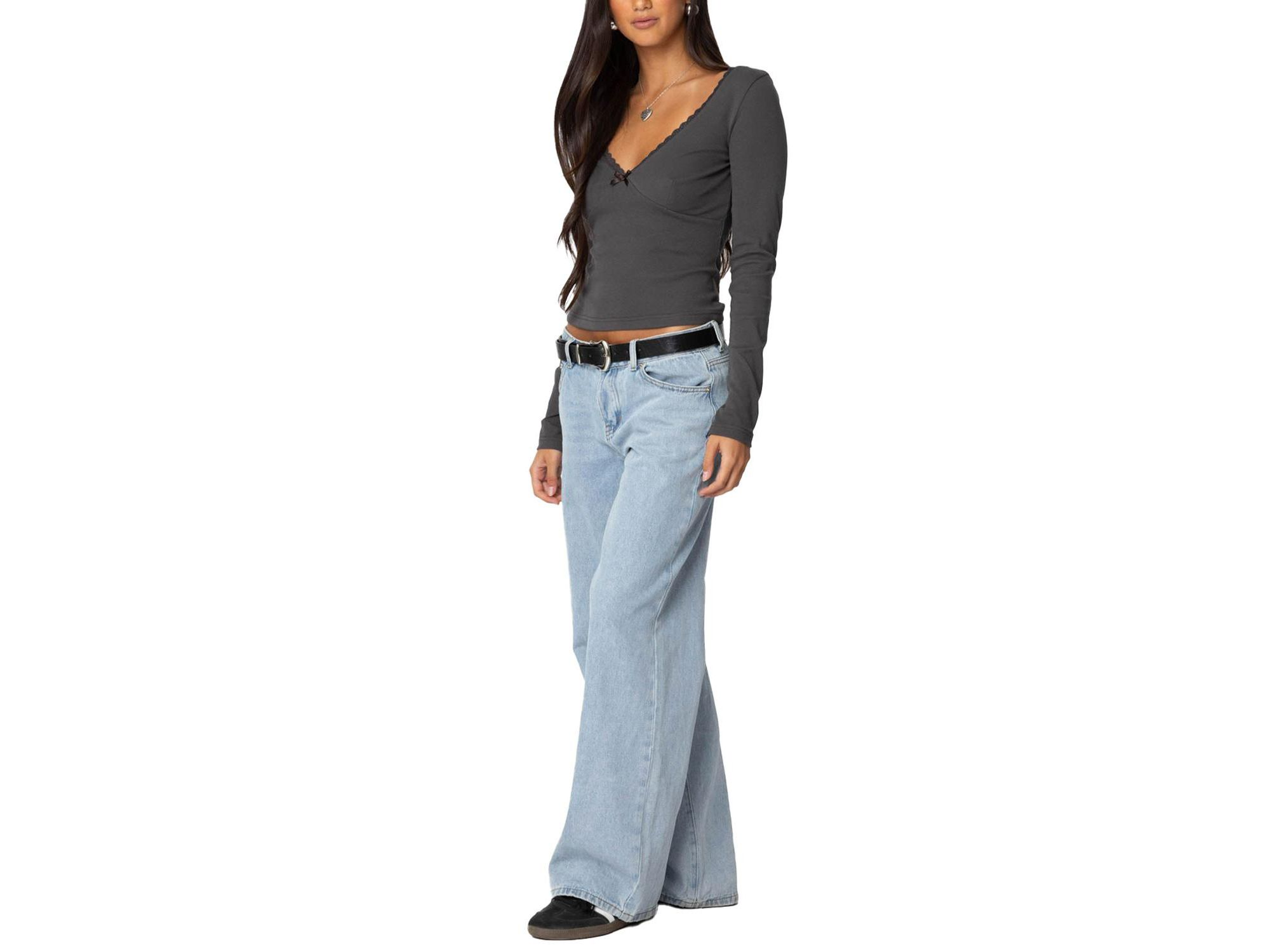 Adrienne Lace Trim Top — Image 3
