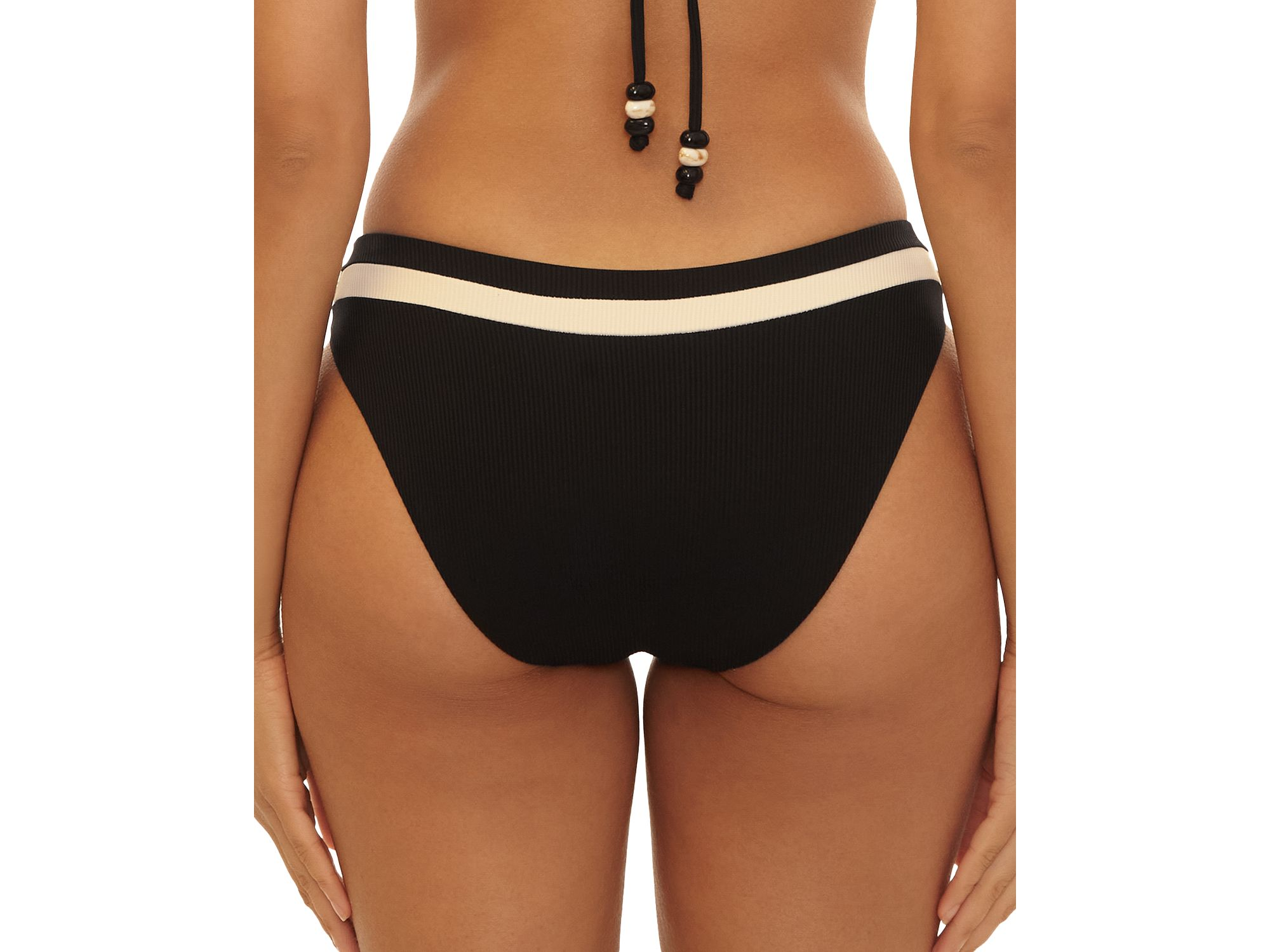 Coast Line Rib Color Blocked Claire Bikini Top & Adela Hipster Bikini Bottom — Image 6