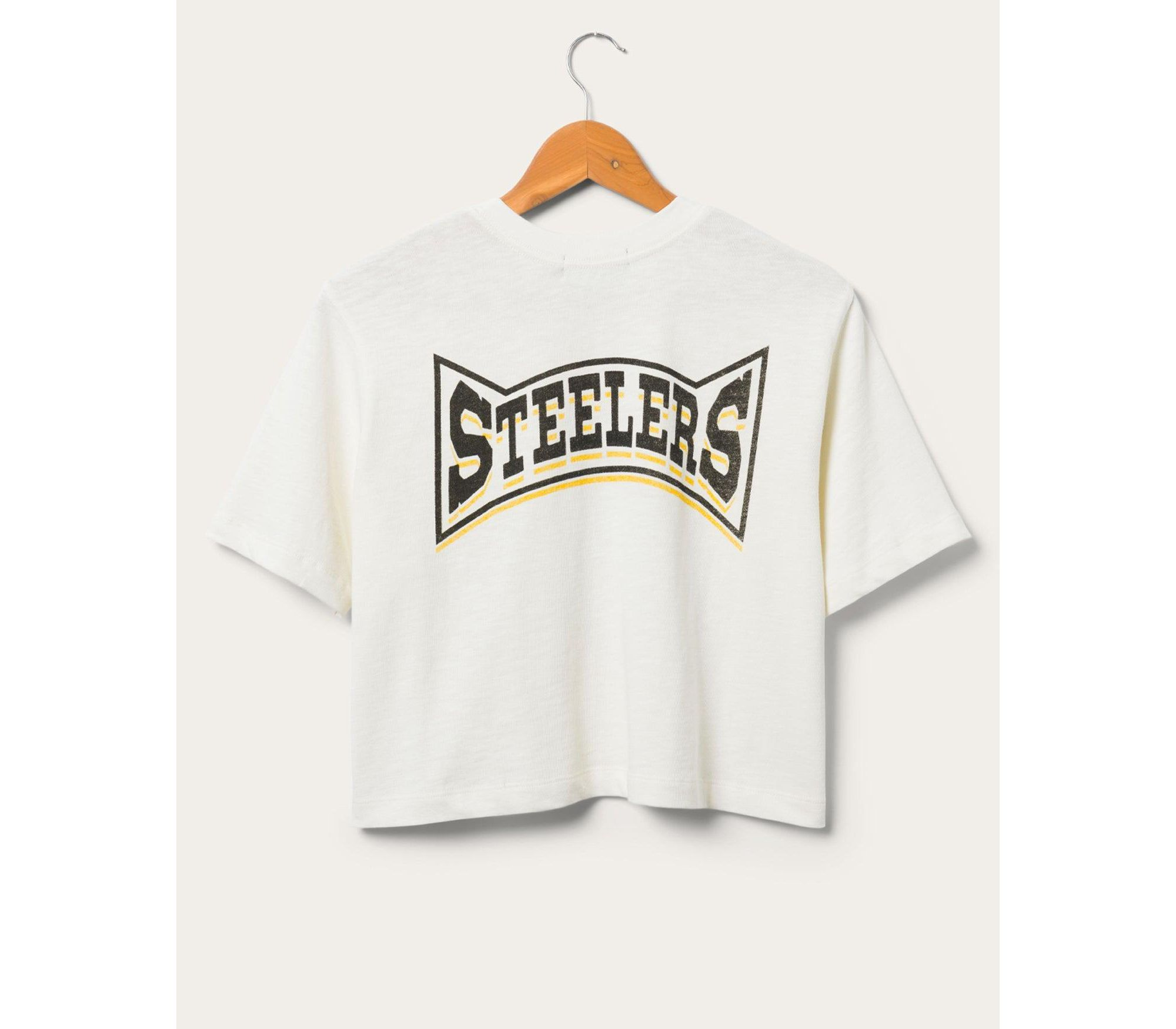 Women's NFL Los Angeles Rams Mock Neck Crop Tee — Image 3