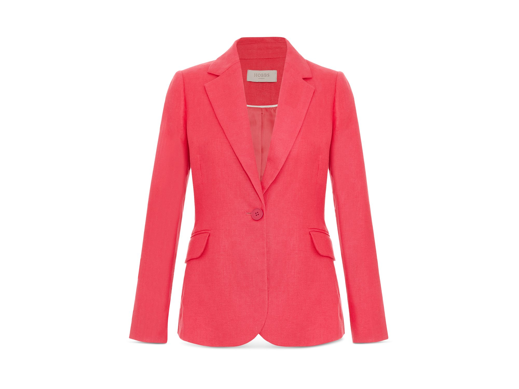 Mirabel Linen Single Breasted Jacket — Image 4
