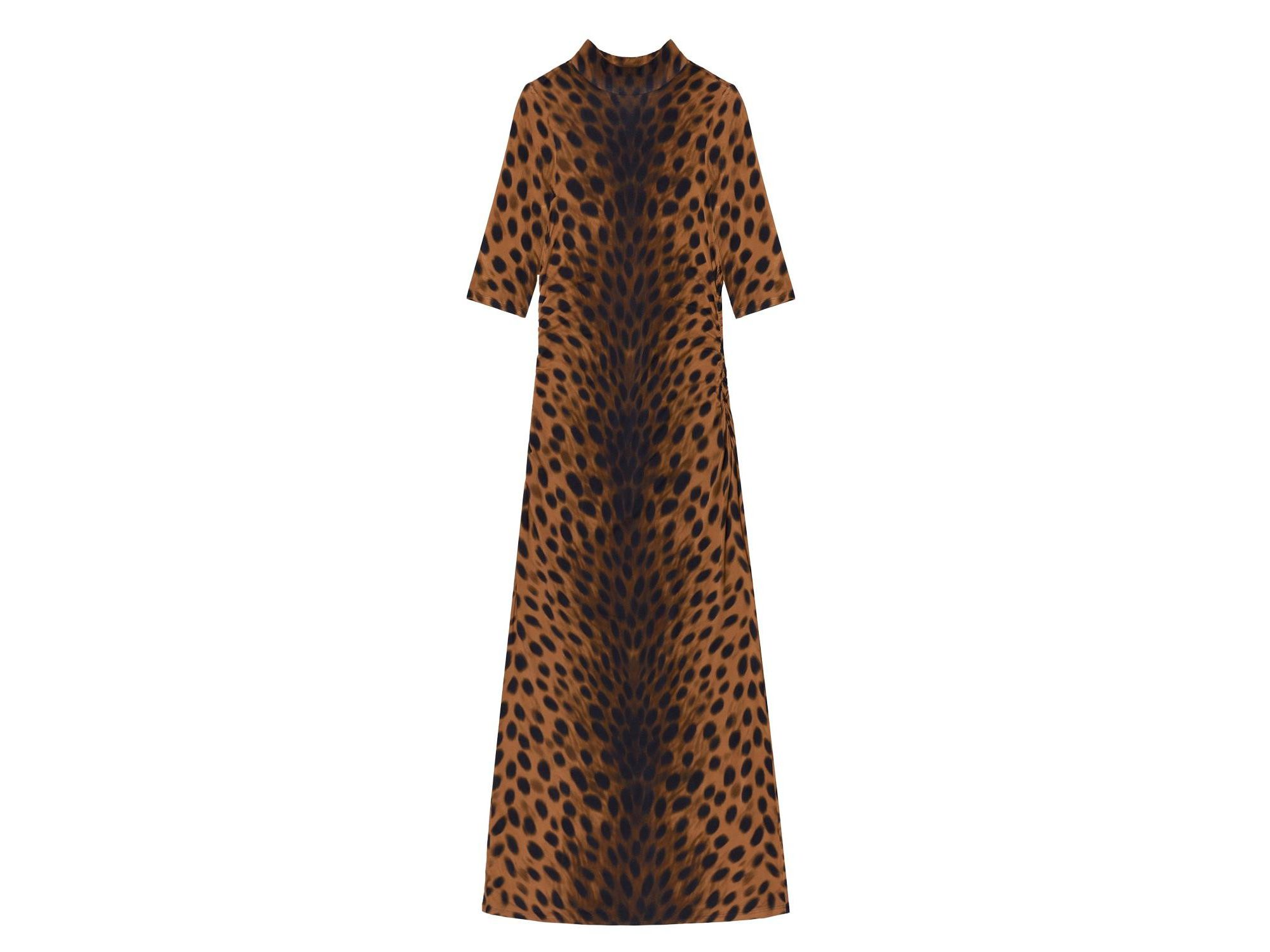 Mock Neck Jersey Dress — Image 3