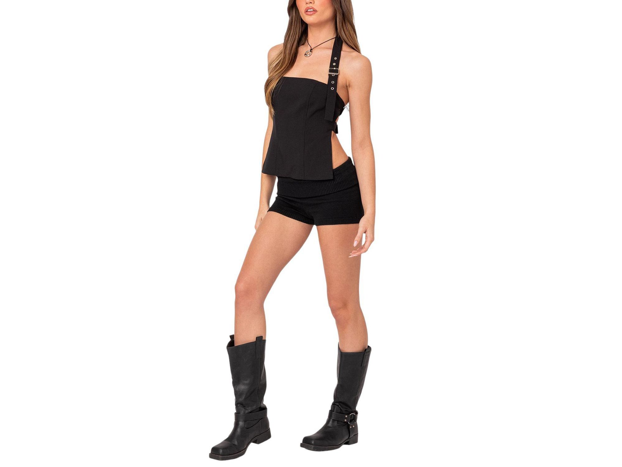 Buckle Strap Open Back Top — Image 5