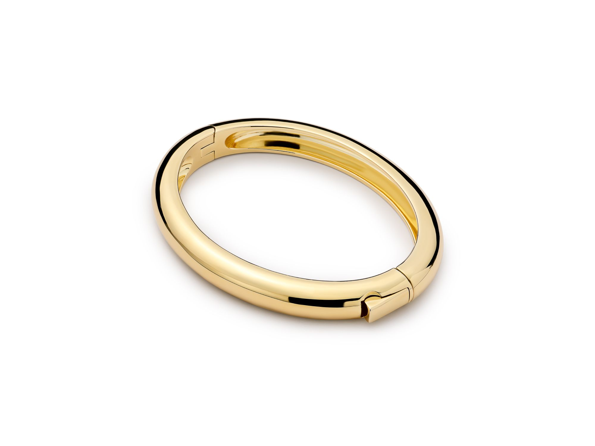 Tia Gold Bangle Bracelet — Image 5