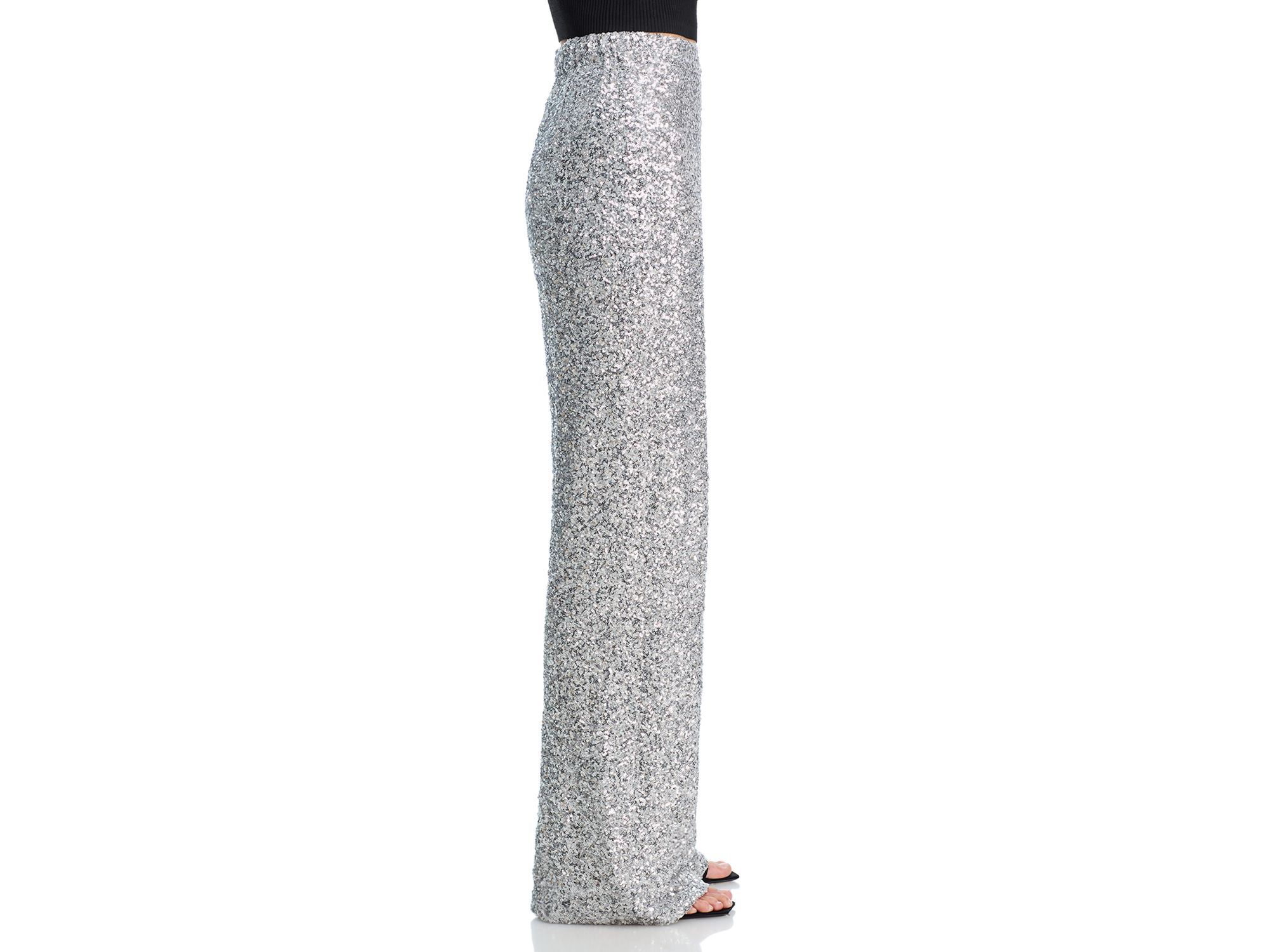 Sequin Wide Leg Pants - Exclusive — Image 5