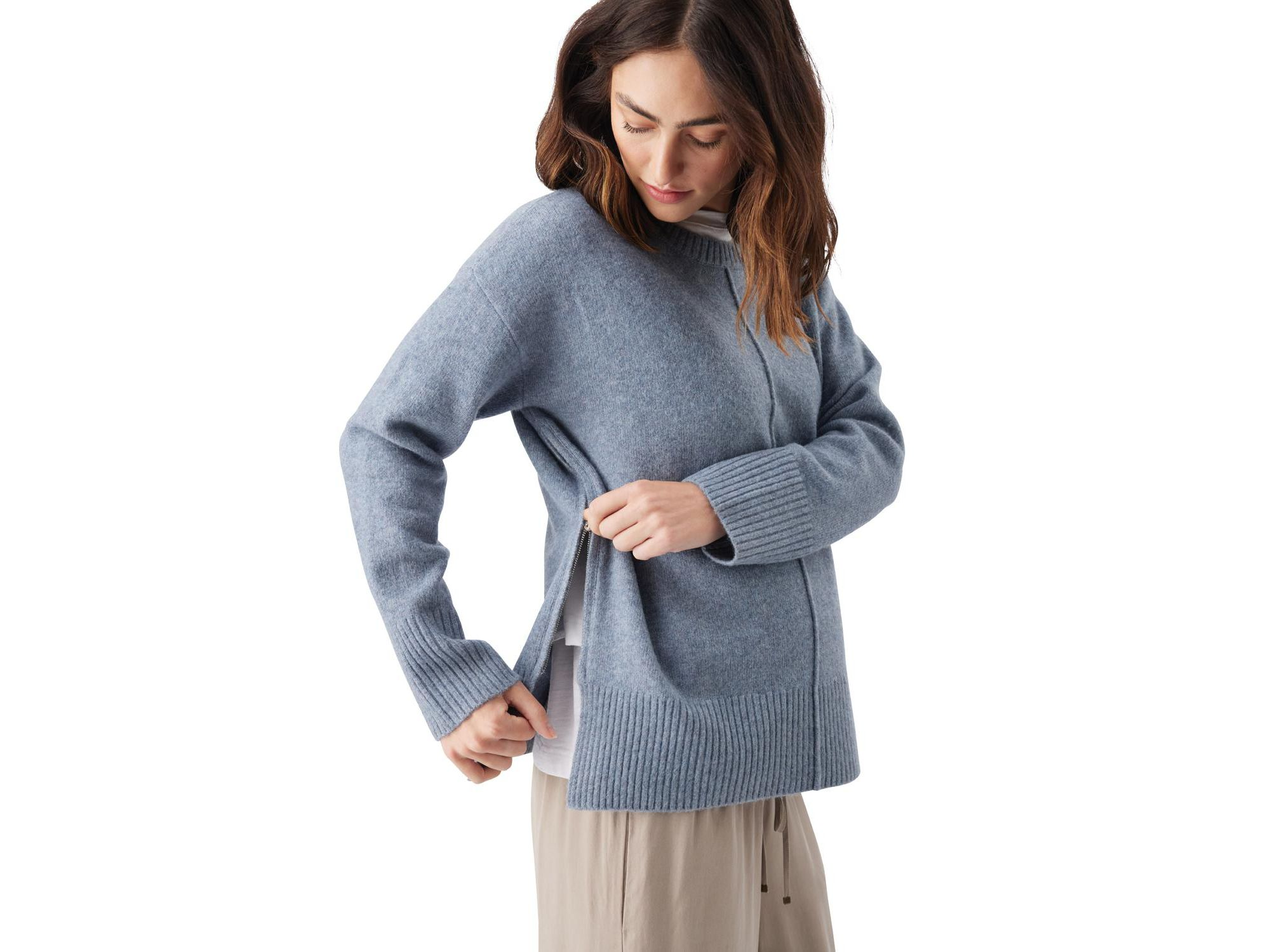 Eva Nursing Knit Sweater — Image 3