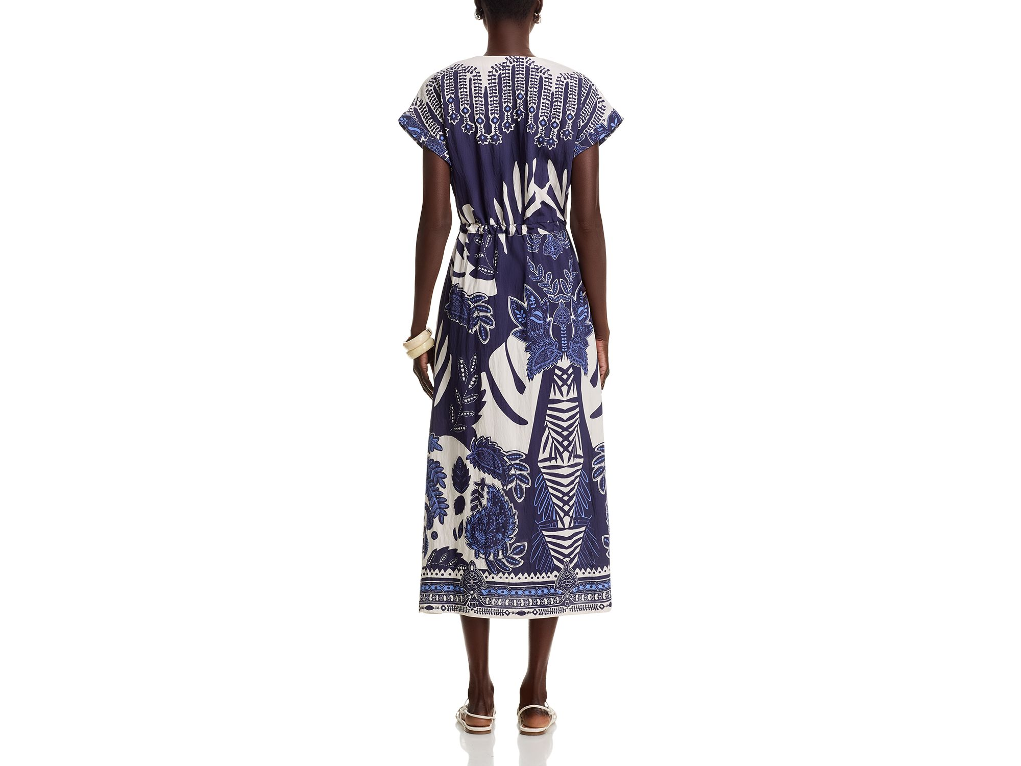 V Neck Midi Dress — Image 3