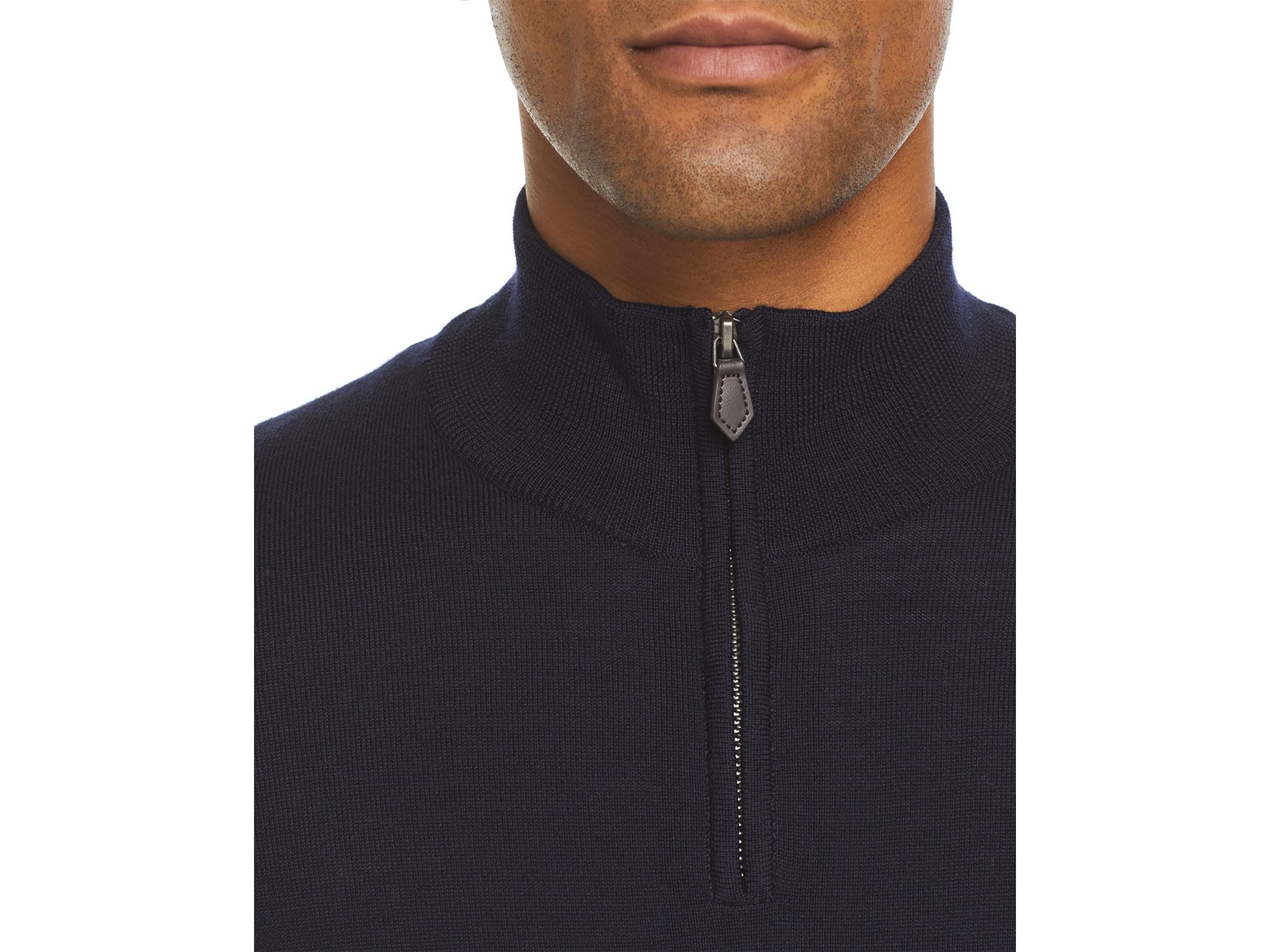 Quarter-Zip Merino Wool Sweater - Exclusive — Image 3