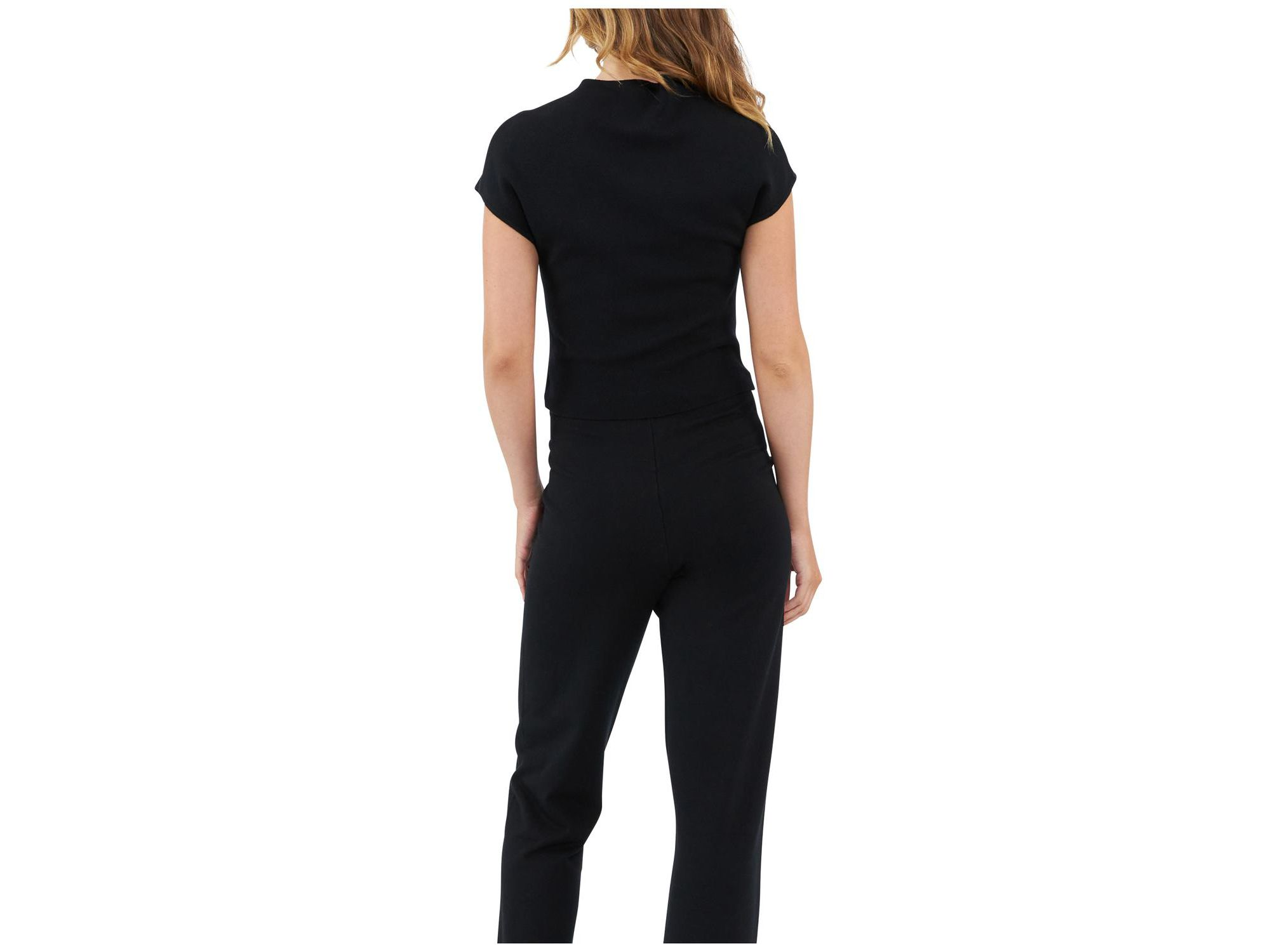 Kira Short Sleeve Nursing Knit Sweater — Image 3