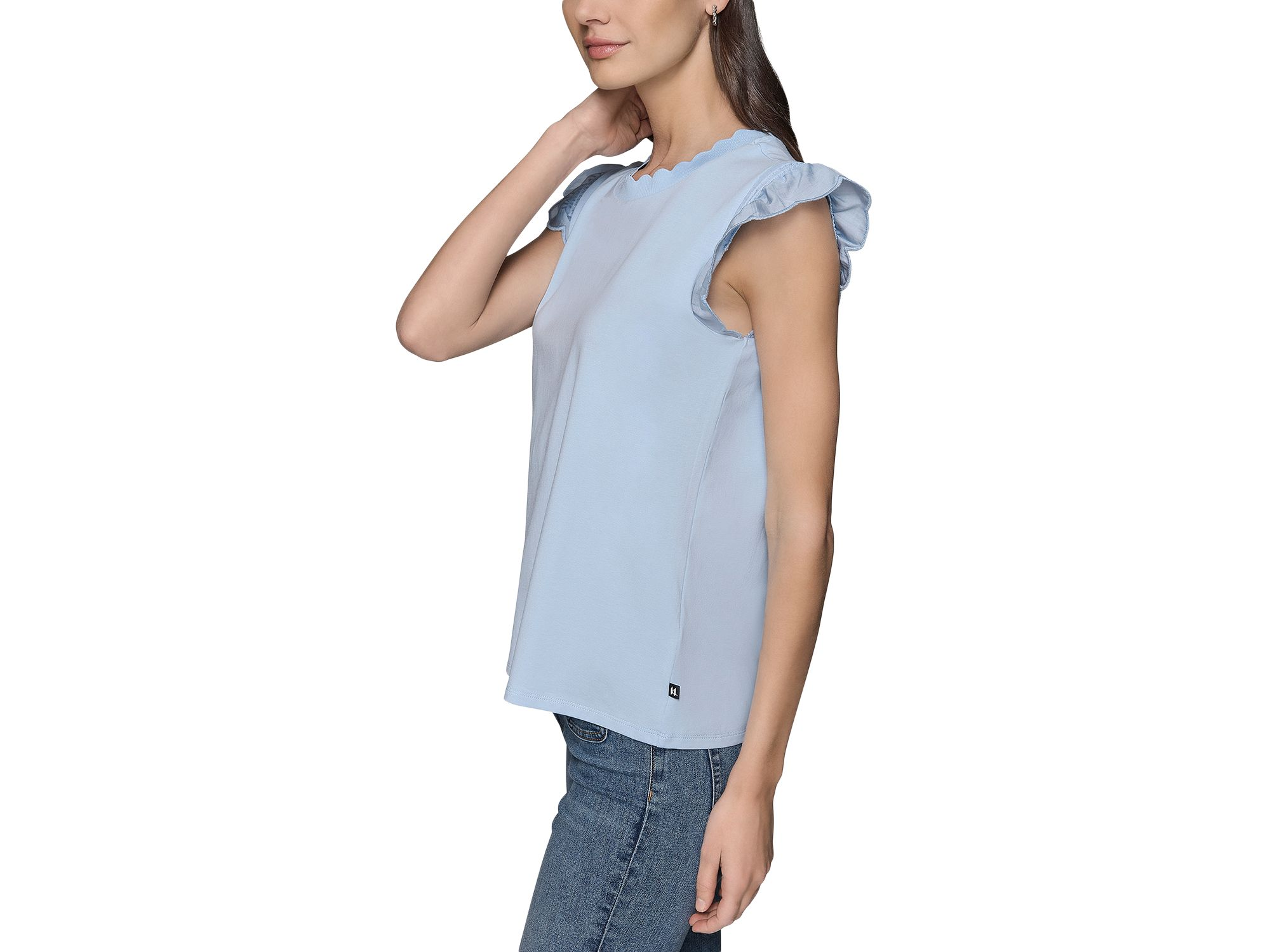 Sleeveless Ruffled Top — Image 3