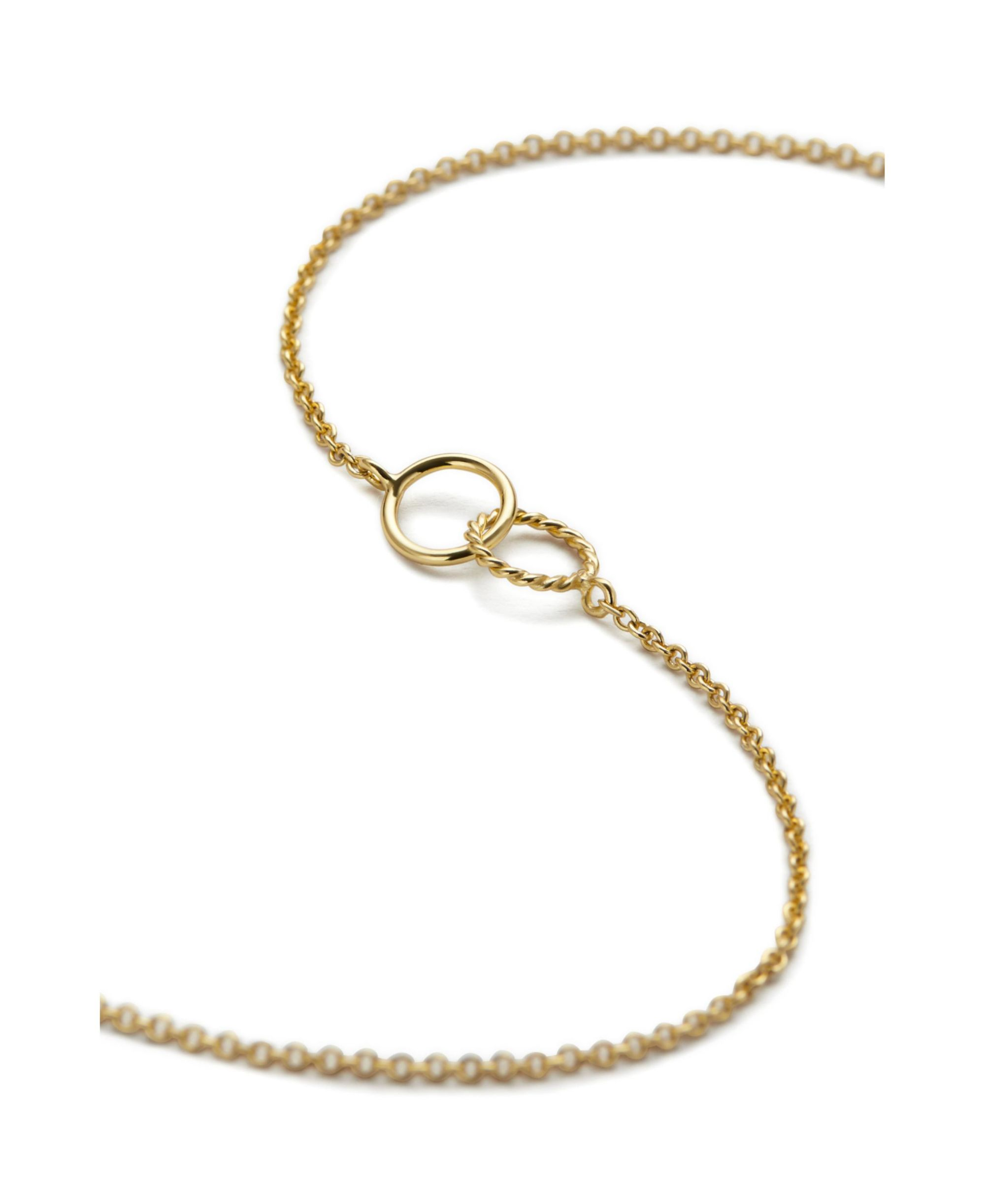 Sam Interlocking Circles Necklace — Image 4