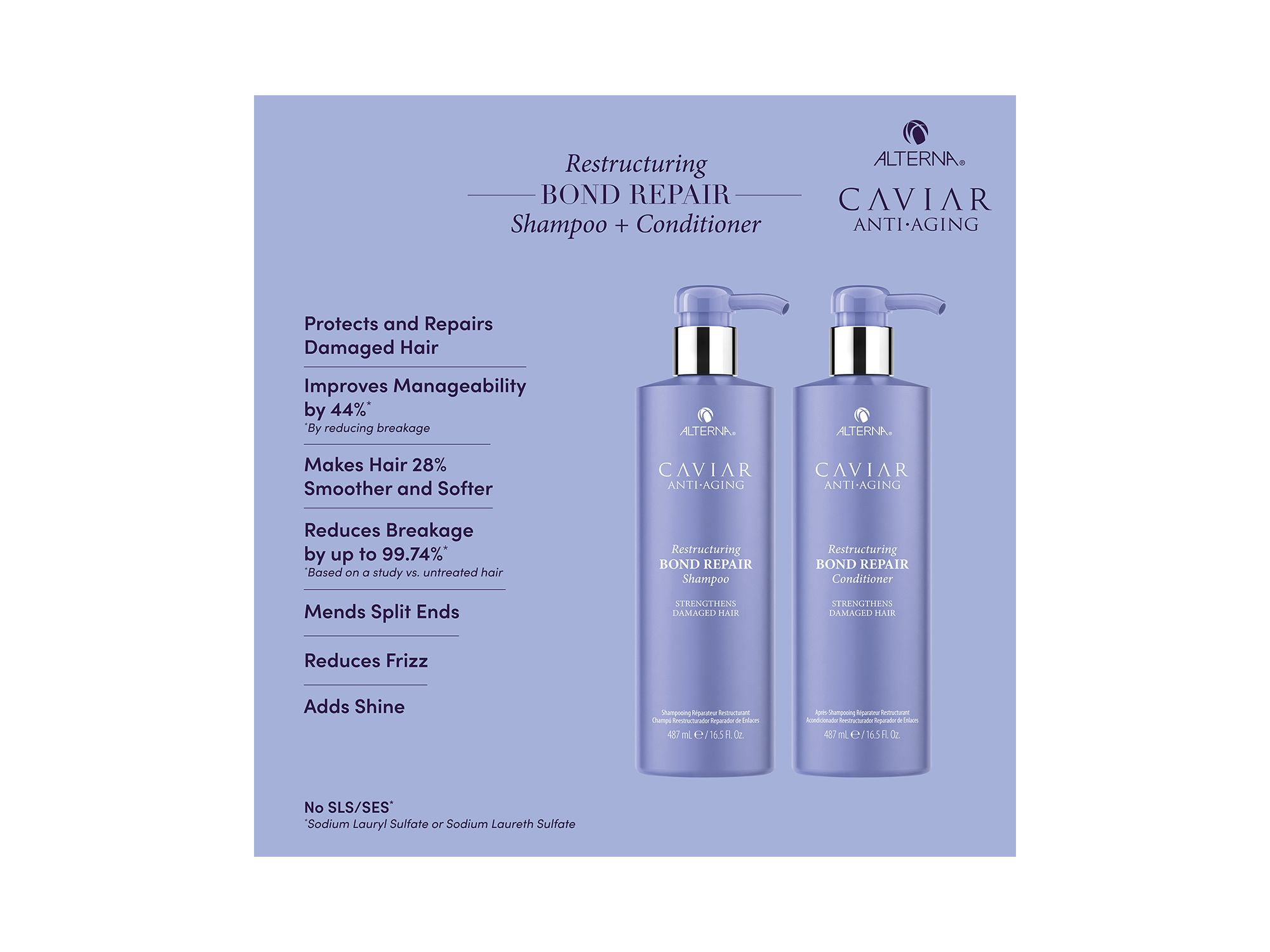 Caviar Anti-Aging Restructuring Bond Repair Shampoo — Image 3