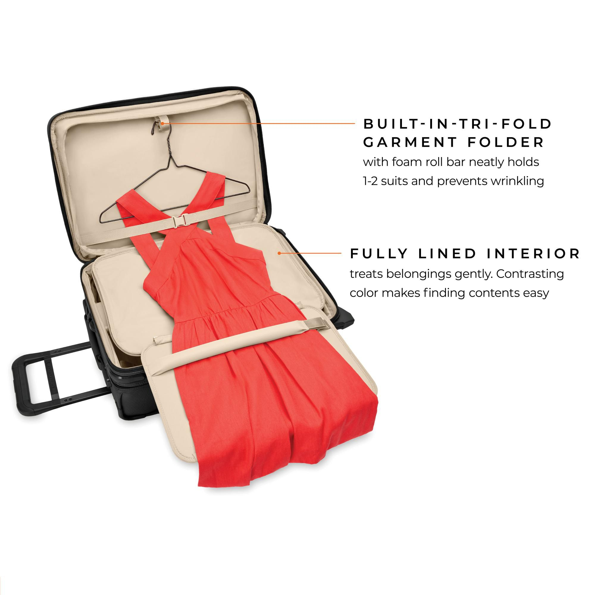 Baseline Essential 2 Wheel Carry On Suitcase — Image 9