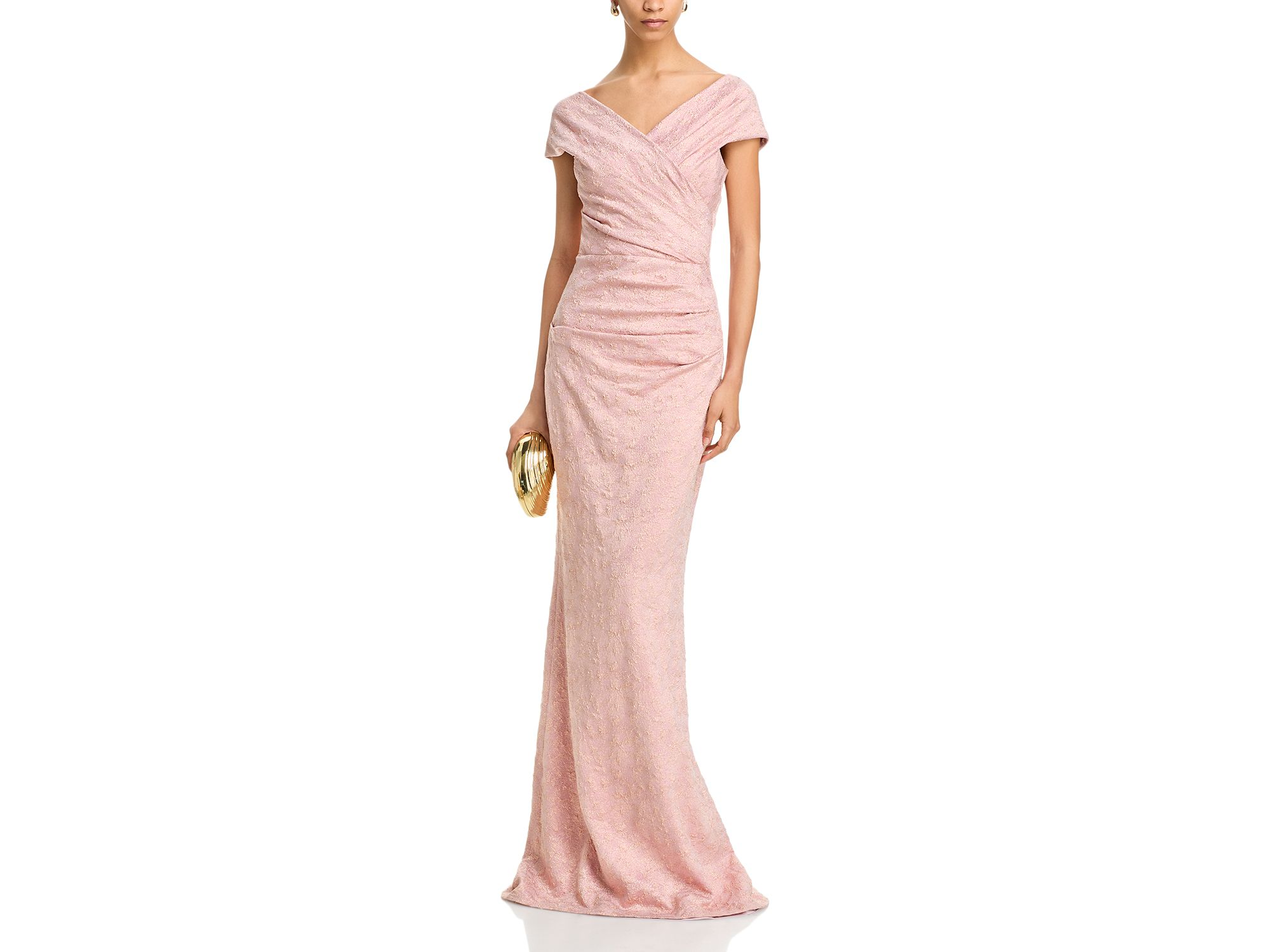 Metallic Jacquard Gown — Image 4