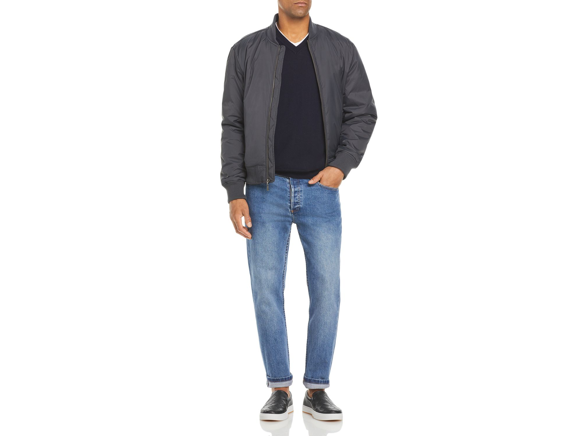 V-Neck Merino Wool Sweater - Exclusive — Image 5