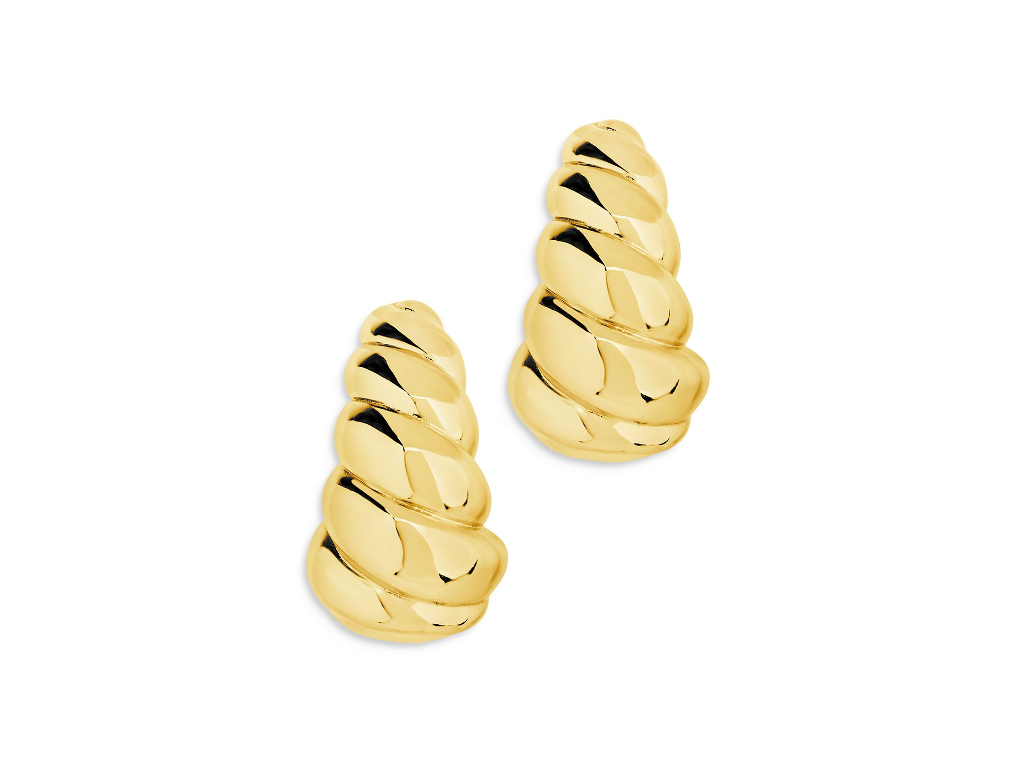 Bobine Statement Earrings in 14K Gold Plated — Image 3