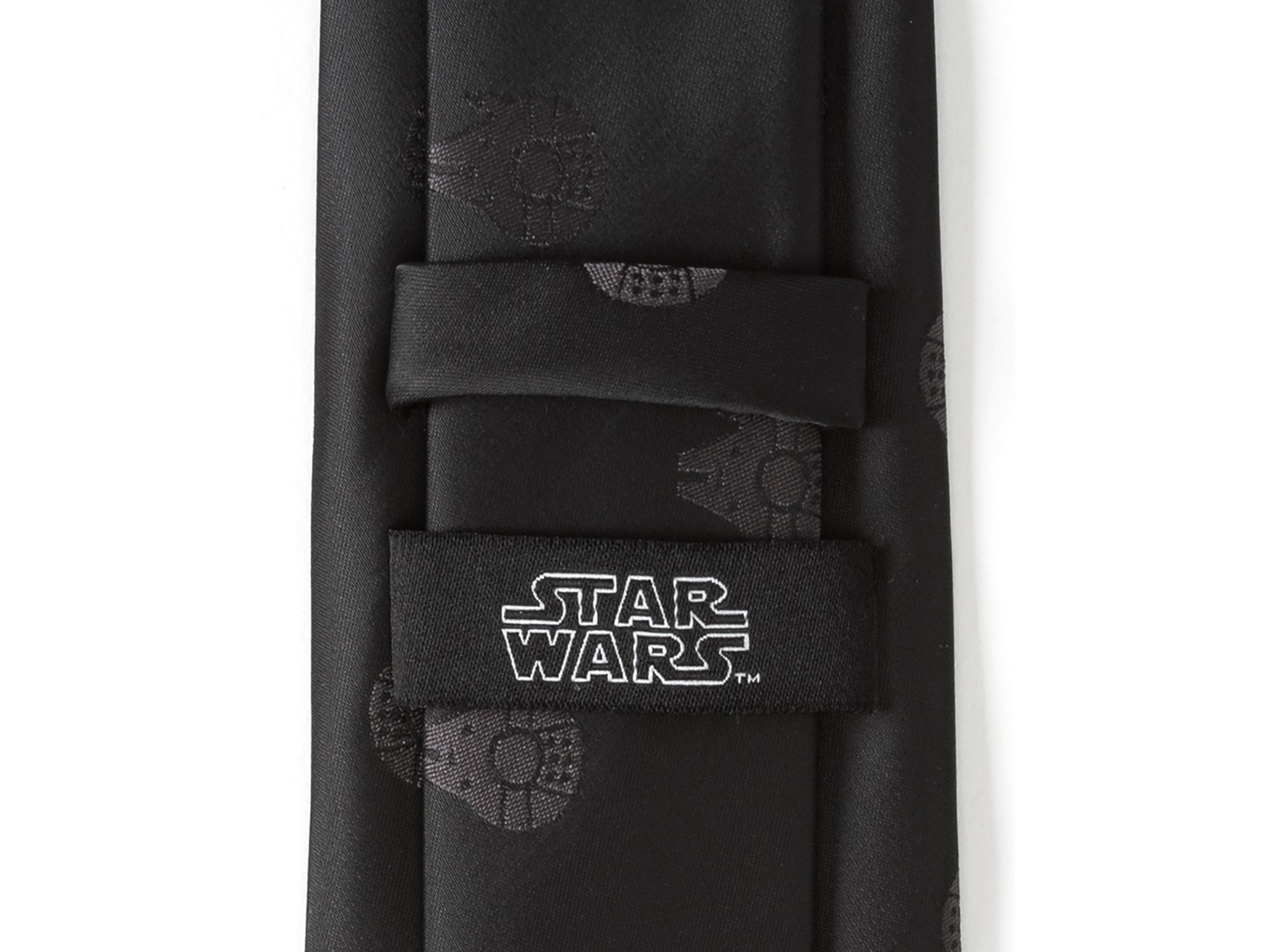 Star Wars Millennium Falcon Black Tonal Tie — Image 4