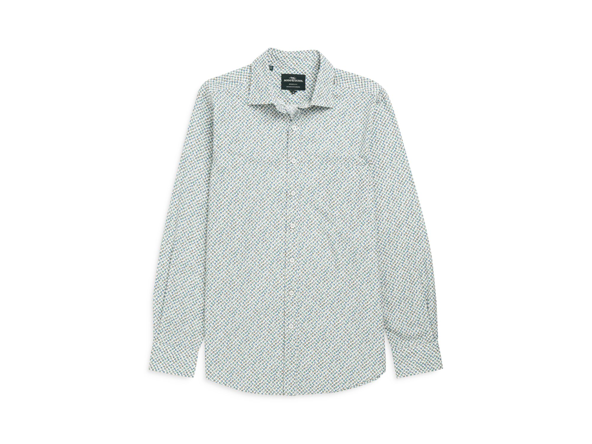 Underwood Printed Cotton Slim Fit Shirt — Image 3