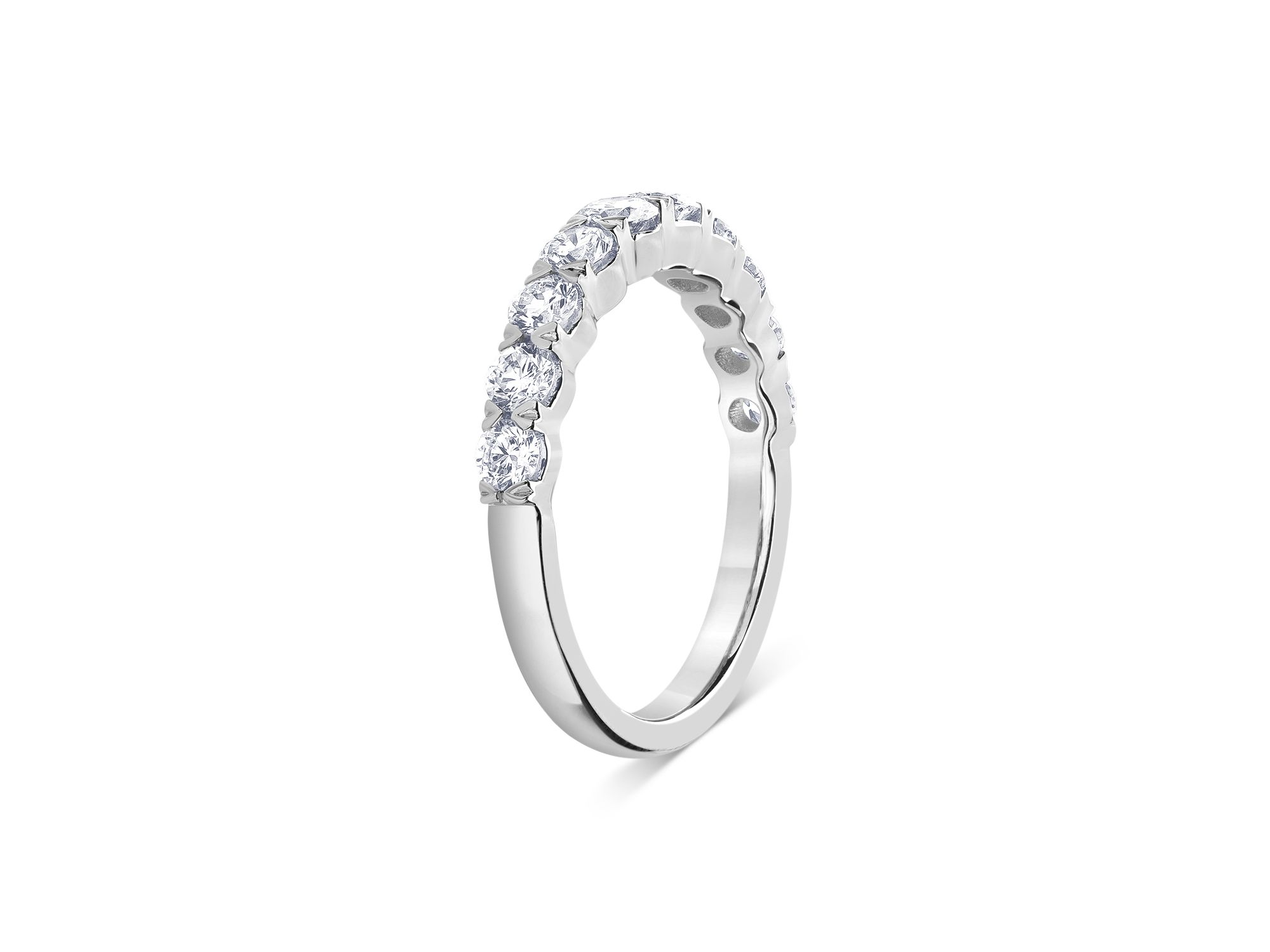 Certified Lab Grown Diamond Bridal Set in 18K White Gold, 4.75 tcw — Image 7