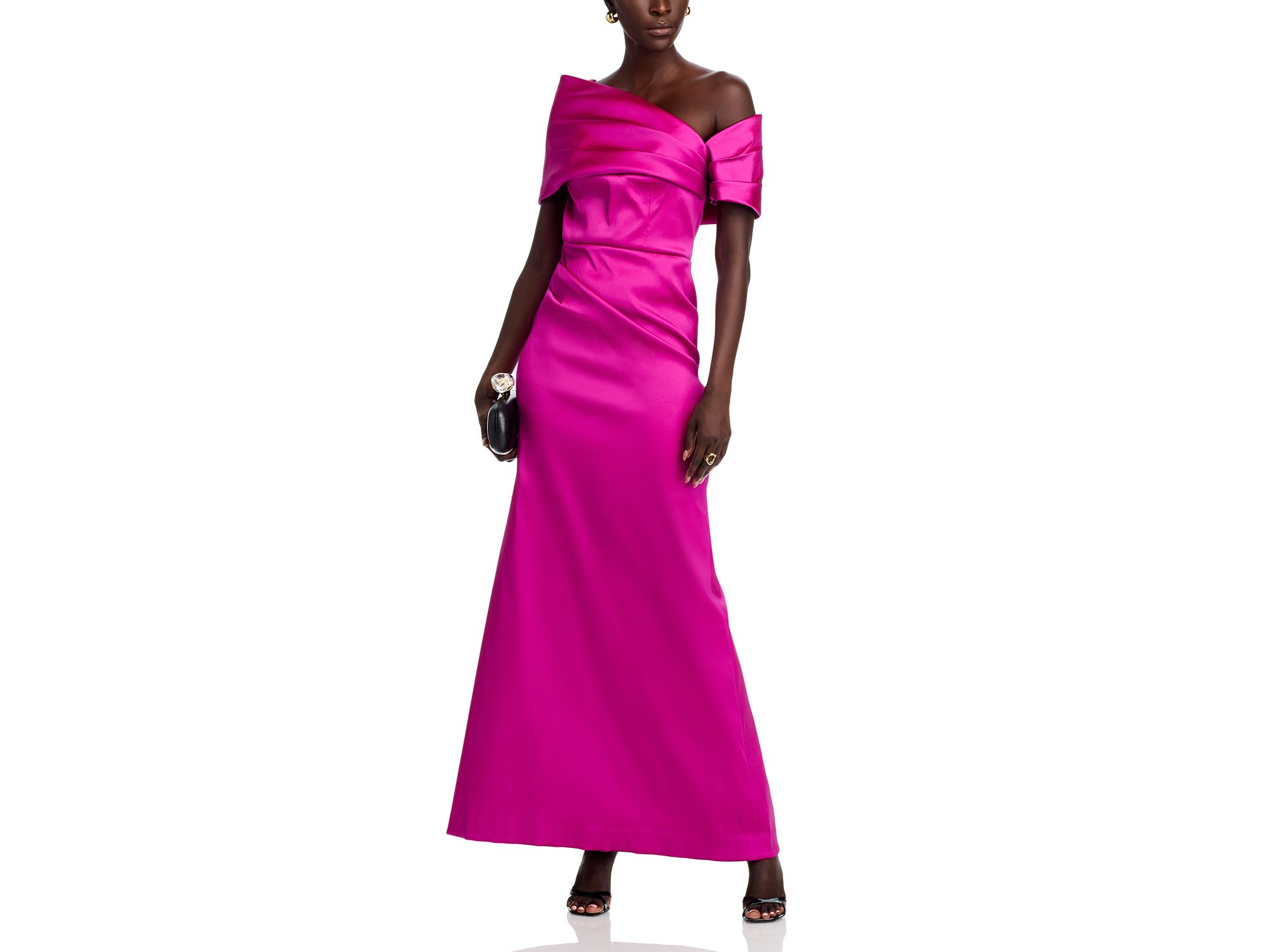 Mikado Asymmetric Gown — Image 3