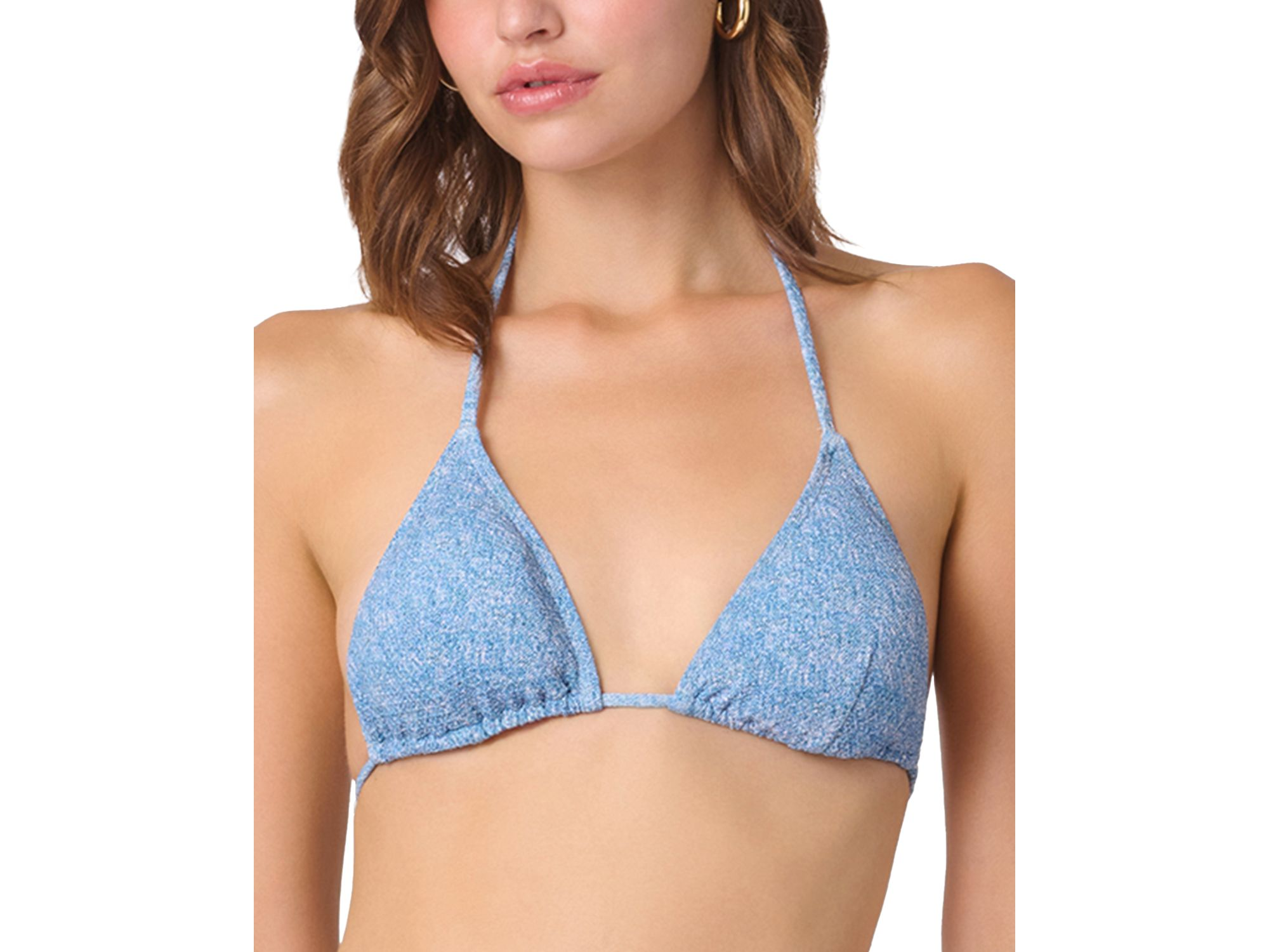 Denim Look Triangle Bikini Top & Denim Look Bikini Bottoms — Image 4
