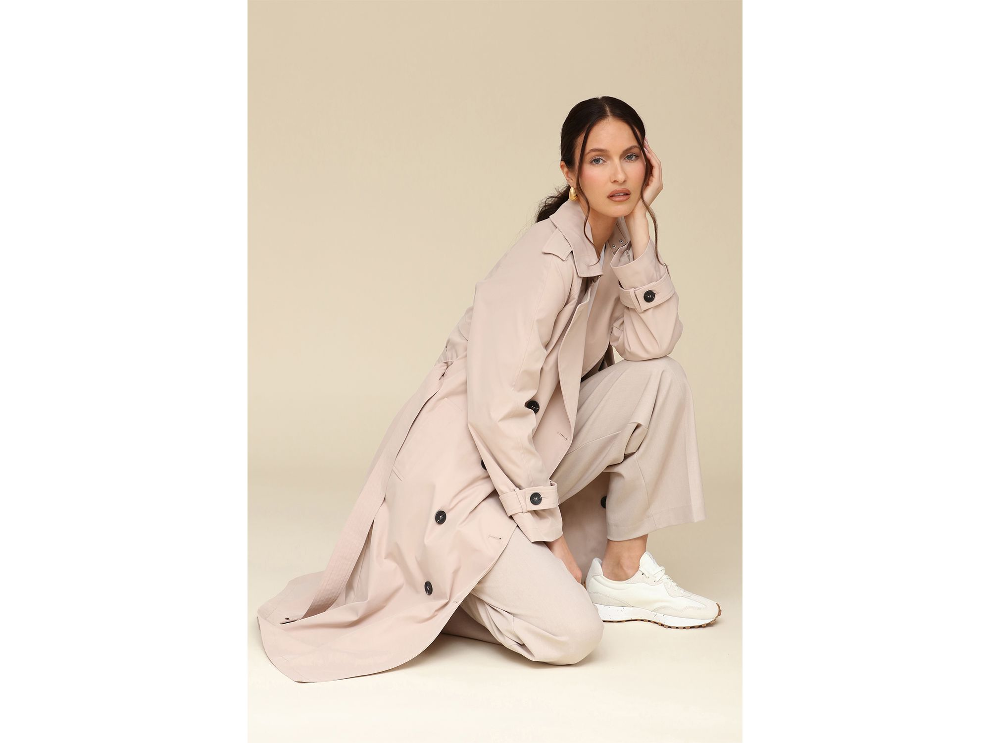 Belted City Trench Coat — Image 3