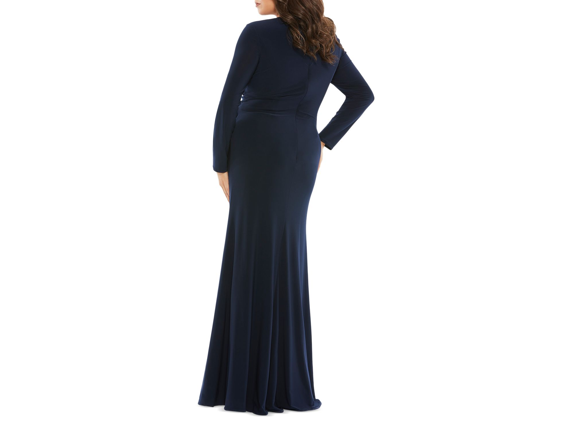 Twist Front Jersey Gown — Image 6
