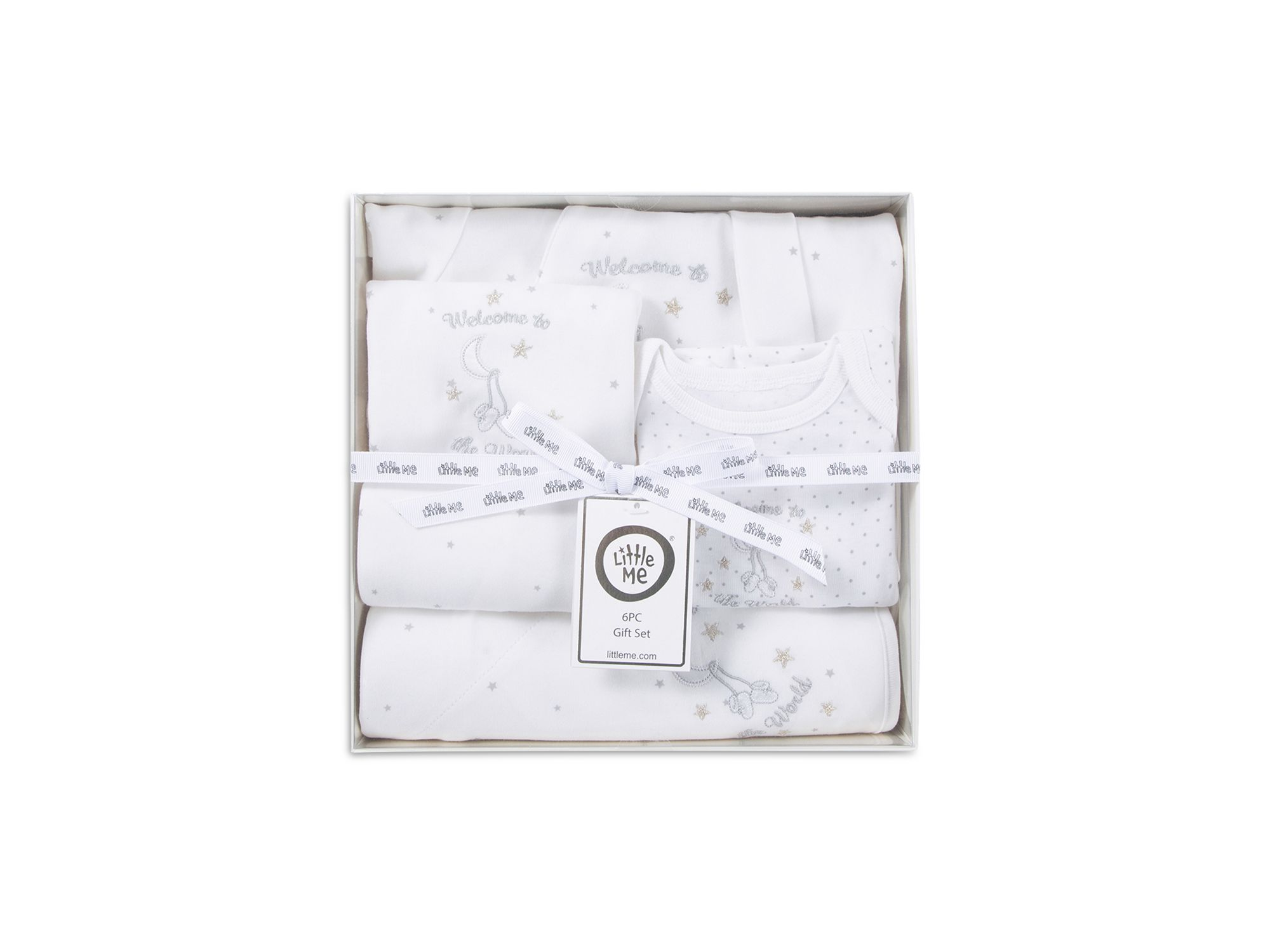 Unisex Welcome to the World Six Piece Gift Box Set - Baby — Image 6