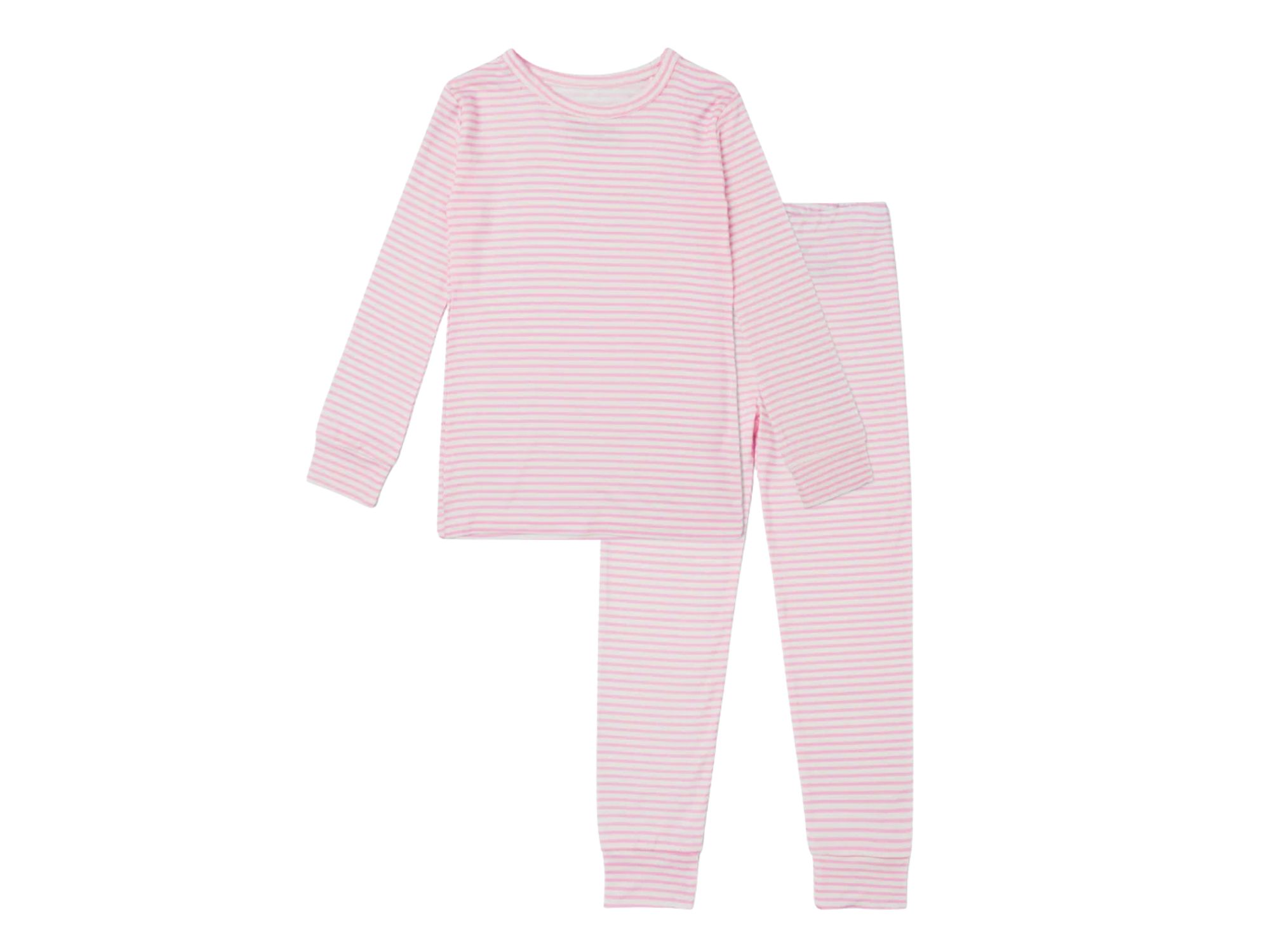 Girls' Ballet Stripe Pajama Set - Baby, Little Kid — Image 4