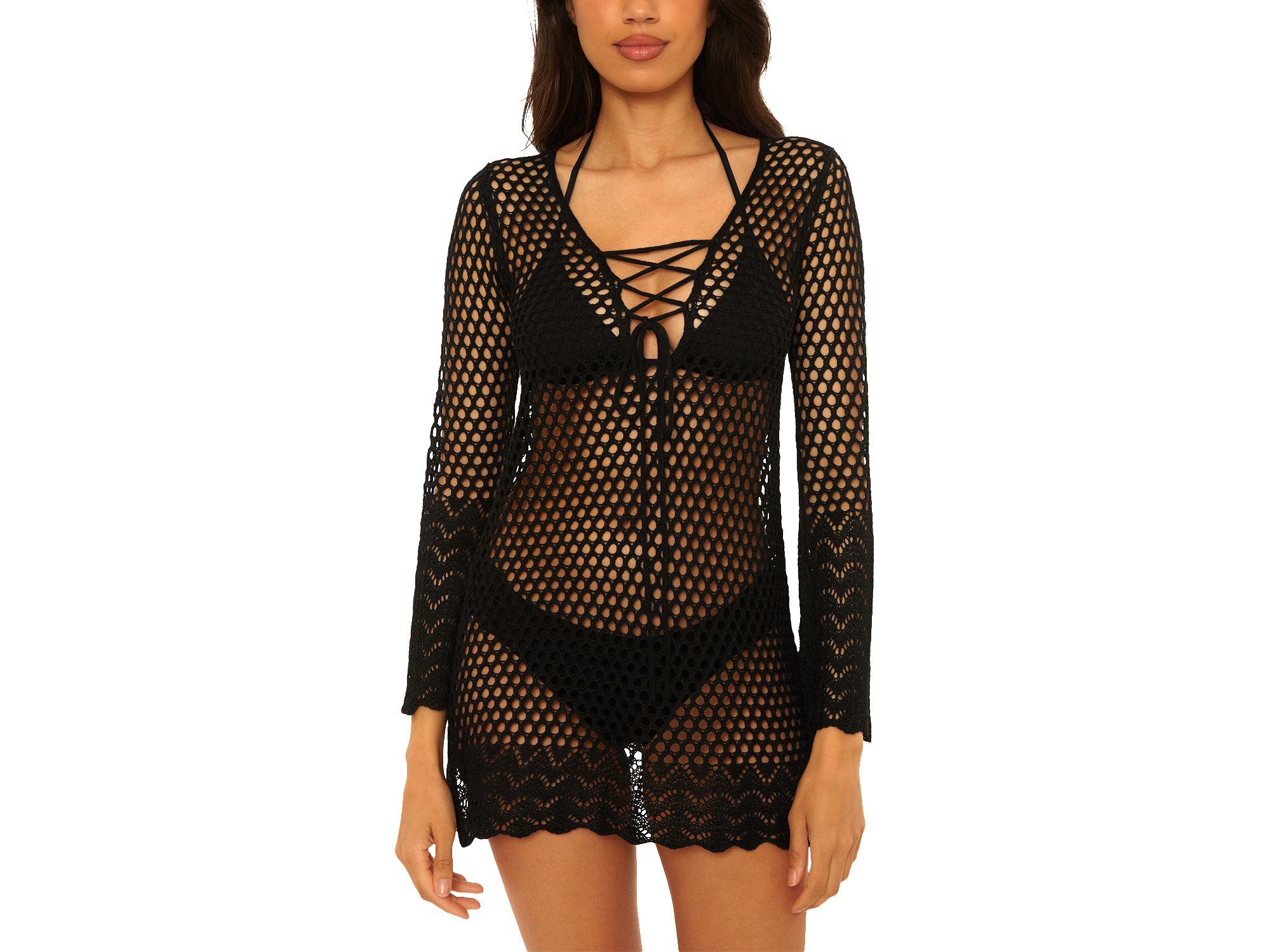 Treasure Island Crochet Swim Cover-Up Tunic — Image 8