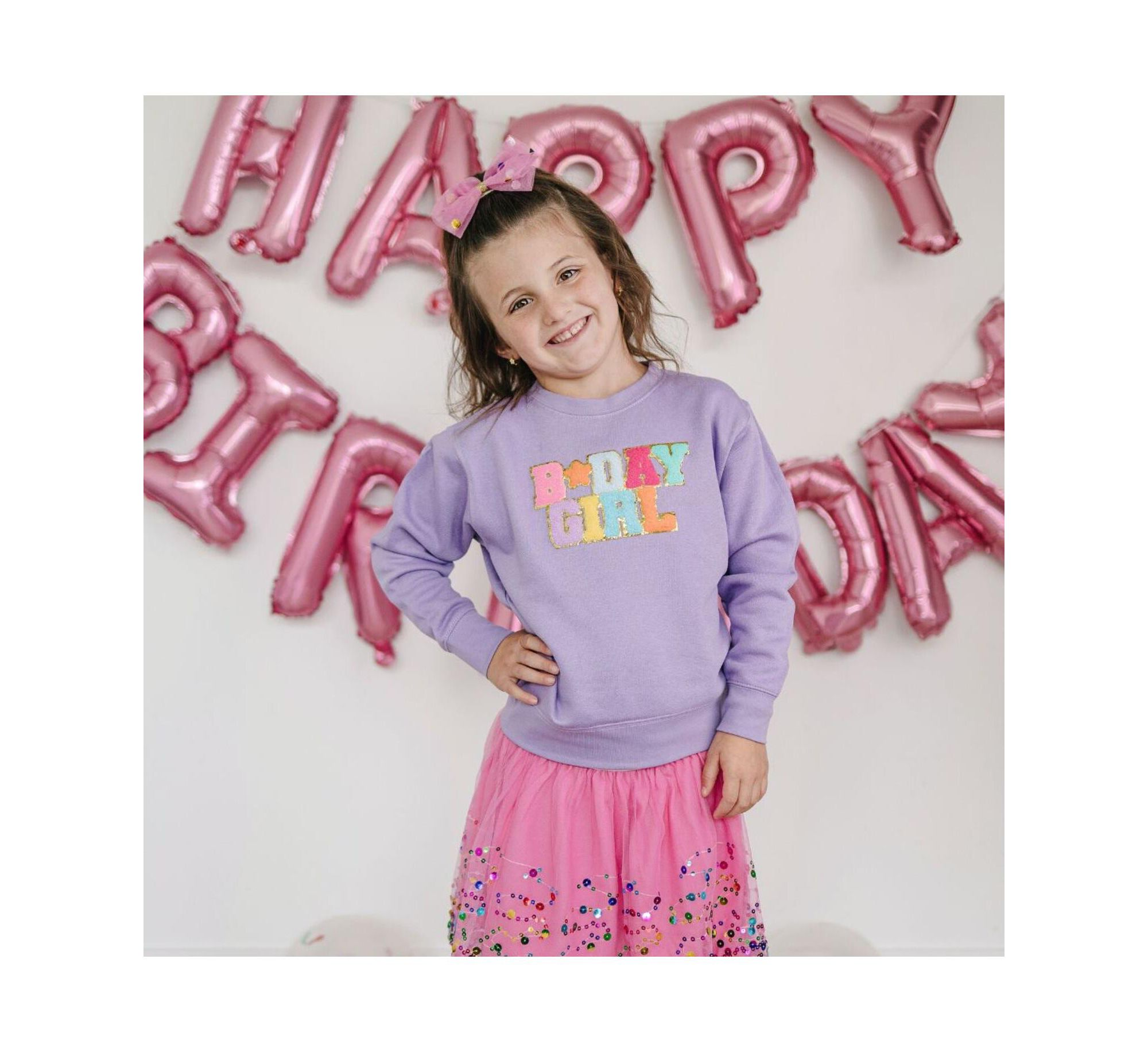 Unisex Birthday Patch Sweatshirt — Image 4