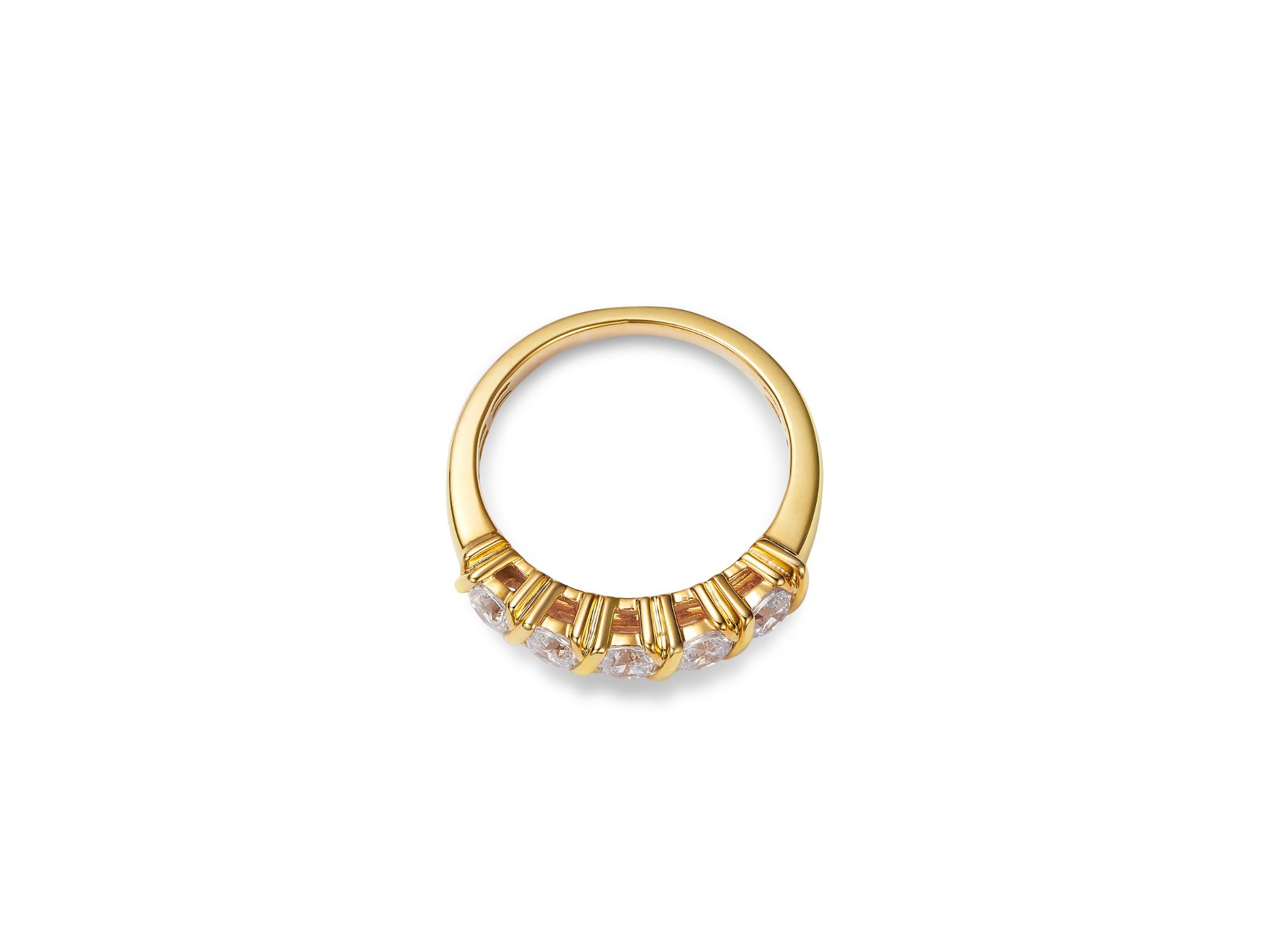 Diamond Band in 14K Yellow Gold, 1.0 tcw — Image 3