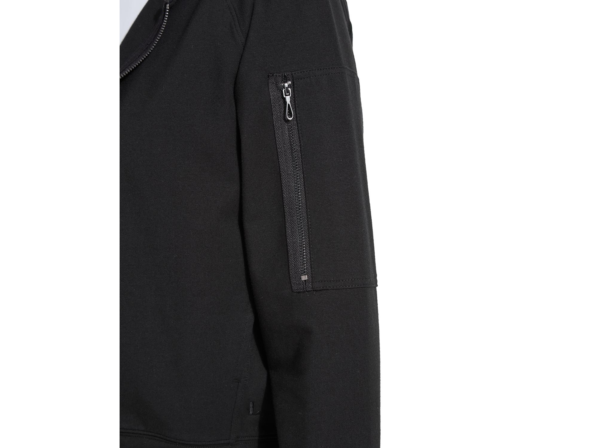 Cotton Zip Up Hoodie Sweatshirt — Image 3
