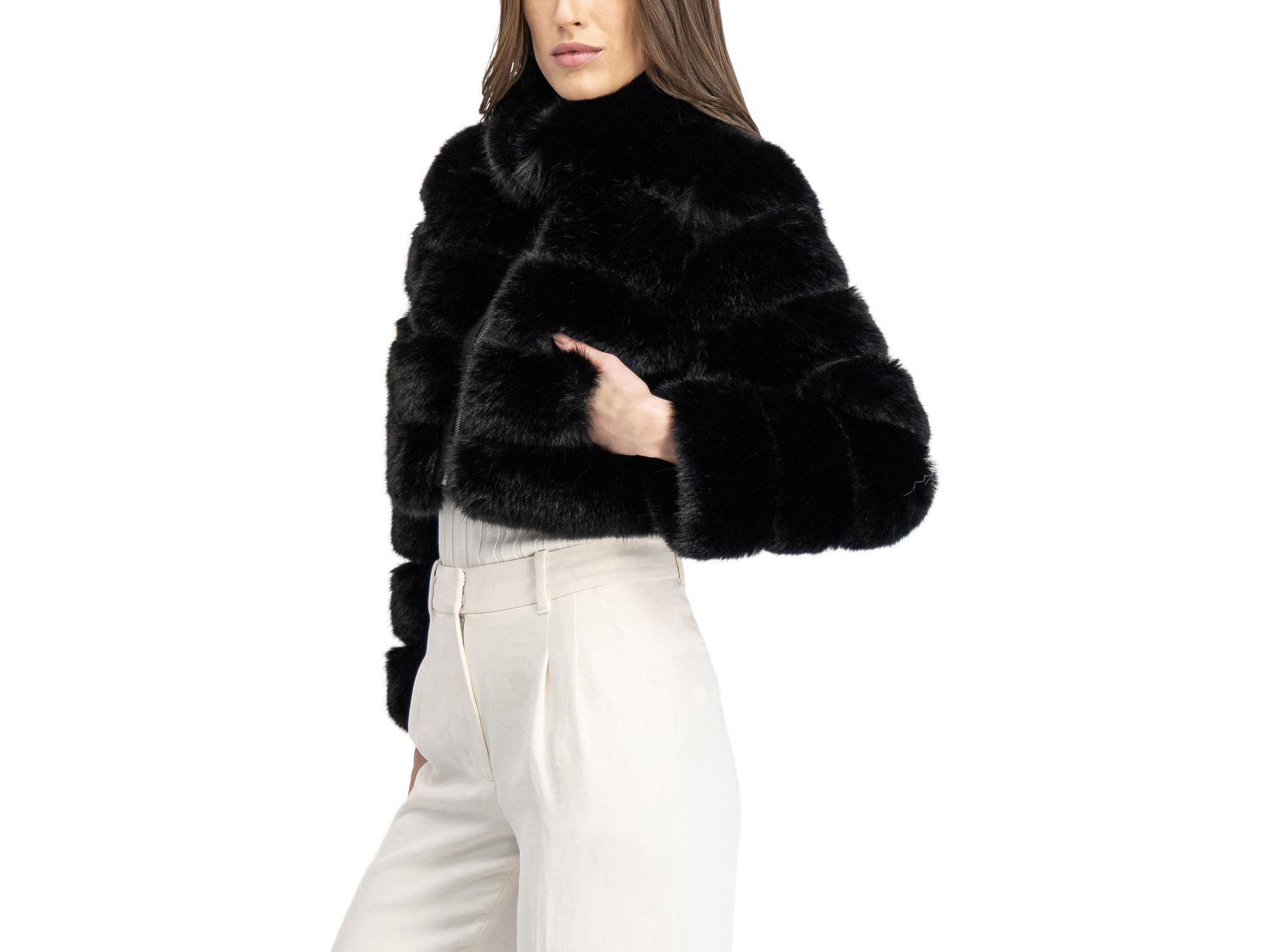 Faux Fur Fox Bolero — Image 6