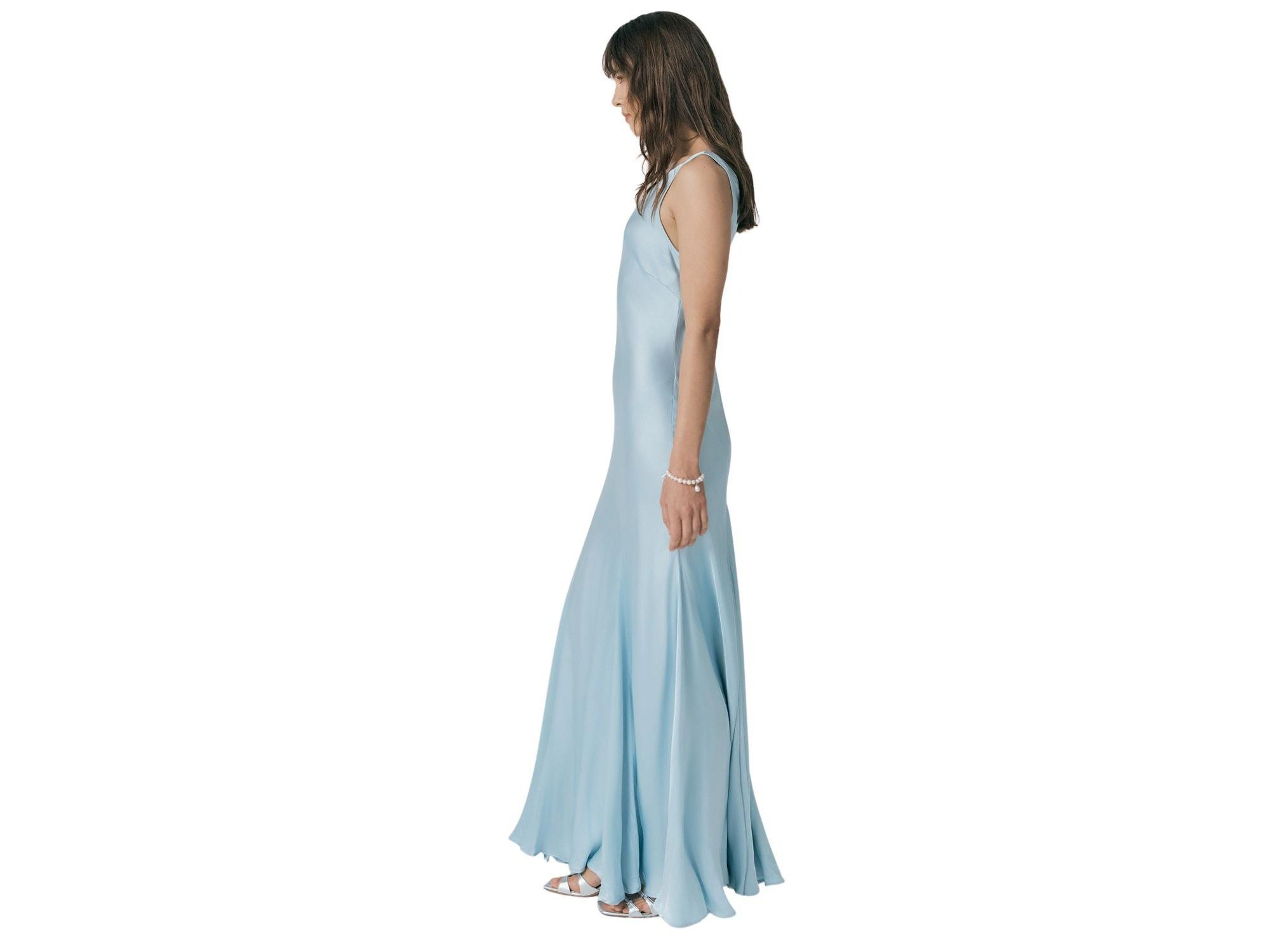Willow Satin Maxi Sip Dress — Image 4