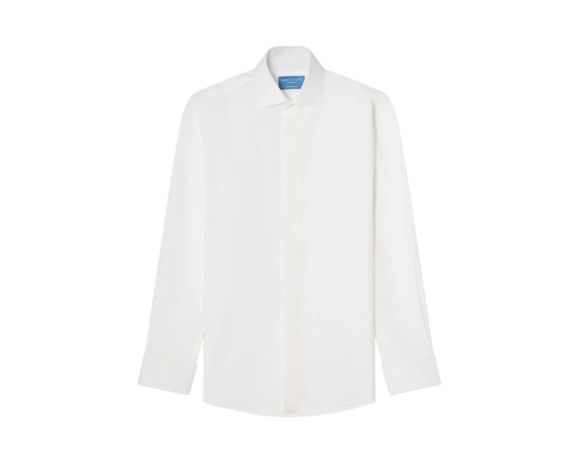 Reynolds Hidden Placket Formal Contemporary Fit Shirt — Image 4