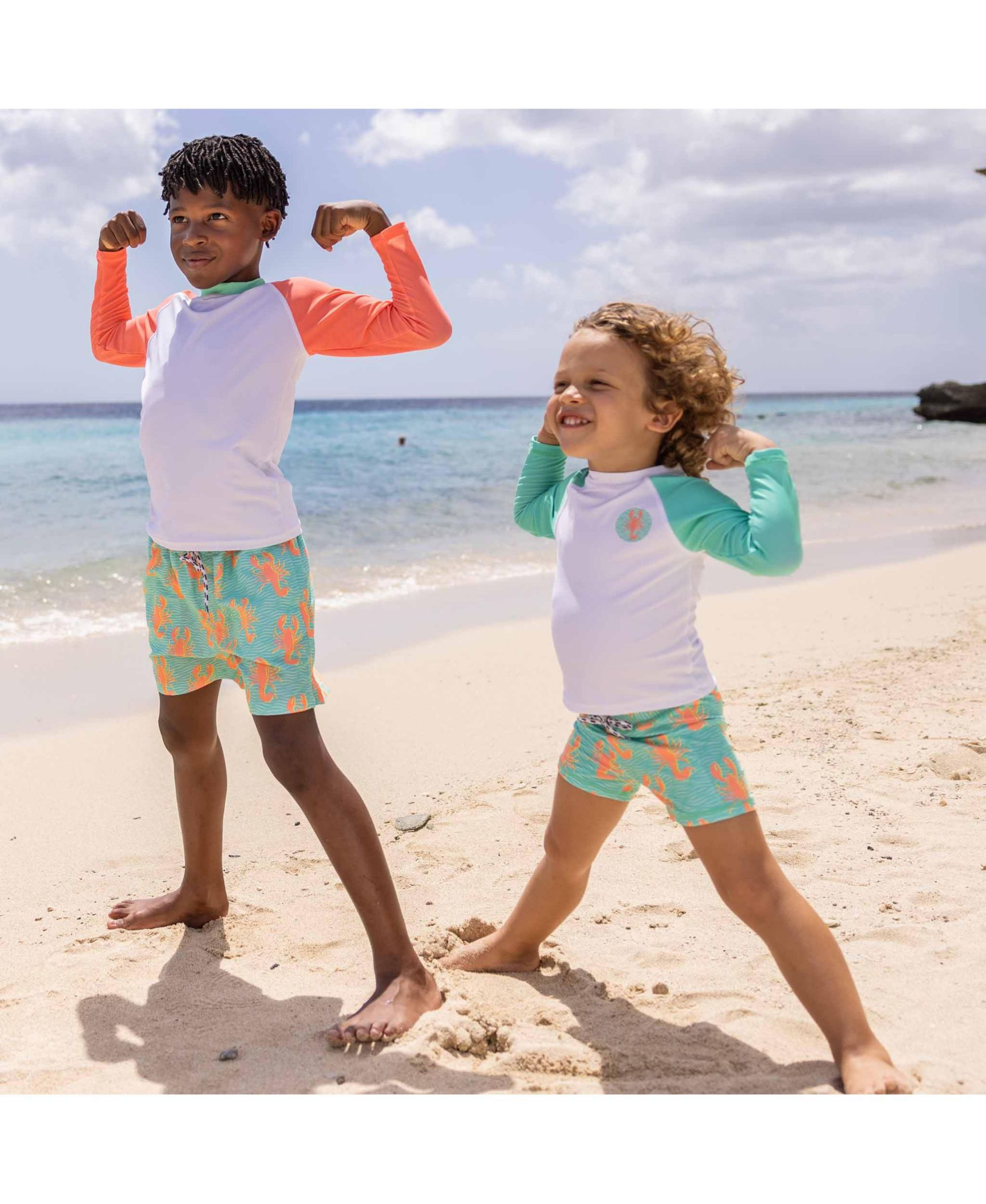 Boys' Ocean Clawed Long Sleeve Set - Baby — Image 4