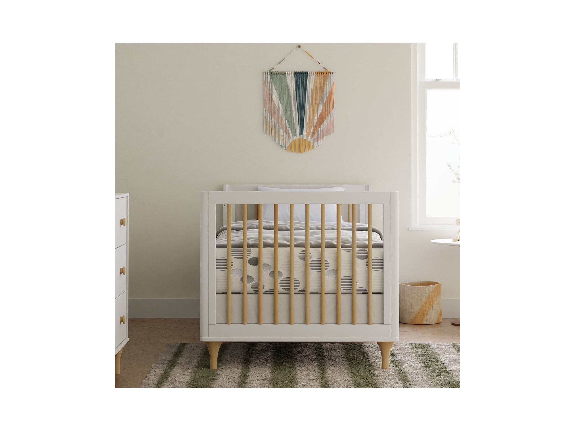 Lolly 4 in 1 Convertible Mini Crib and Twin Bed with Toddler Bed Conversion Kit — Image 7