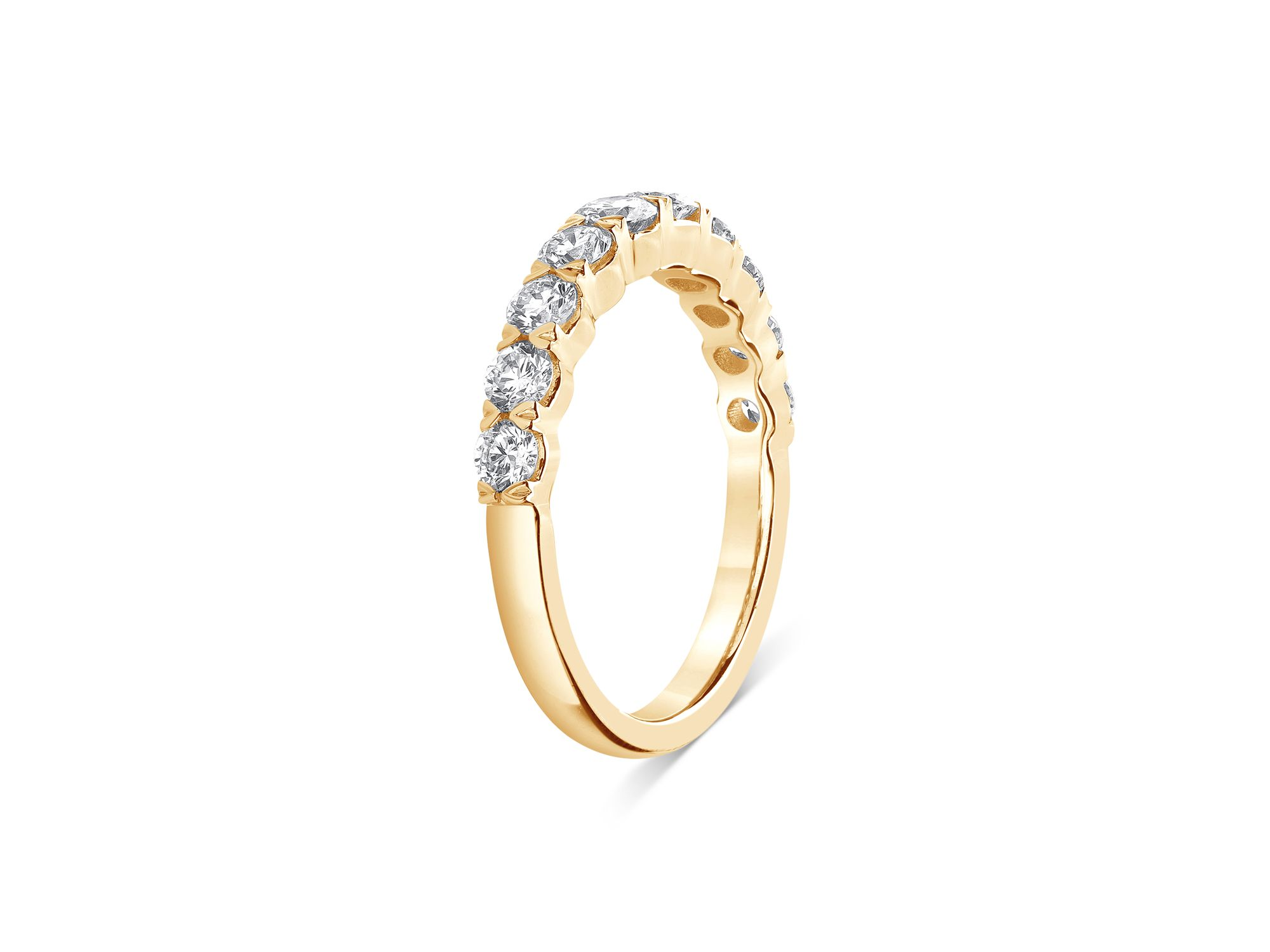 Certified Lab Grown Diamond Bridal Set in 18K Yellow Gold, 4.75 tcw — Image 3