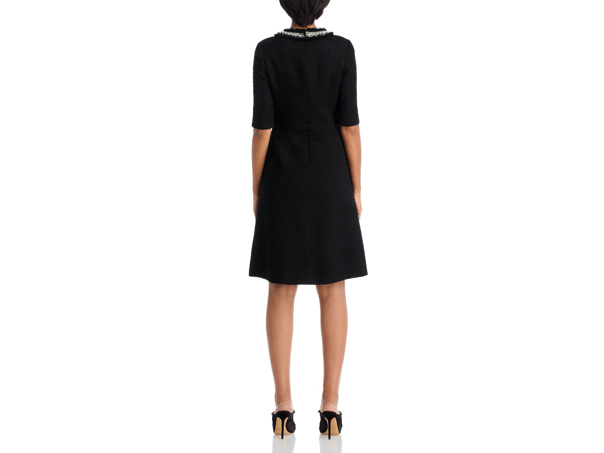 Embellished Tweed Dress — Image 4